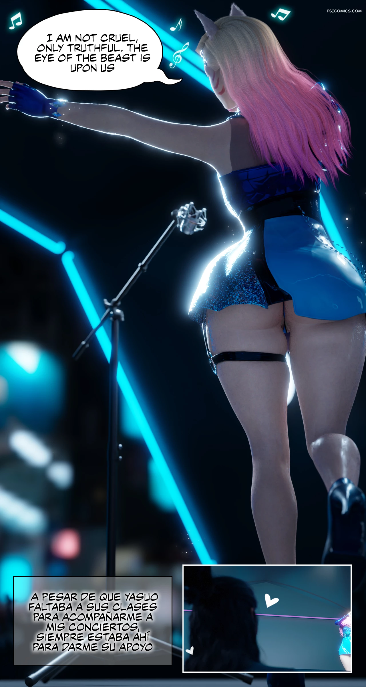 Ahri El Poder del Amor rose blue 3d fsicomics.com 5 - FSI Comics