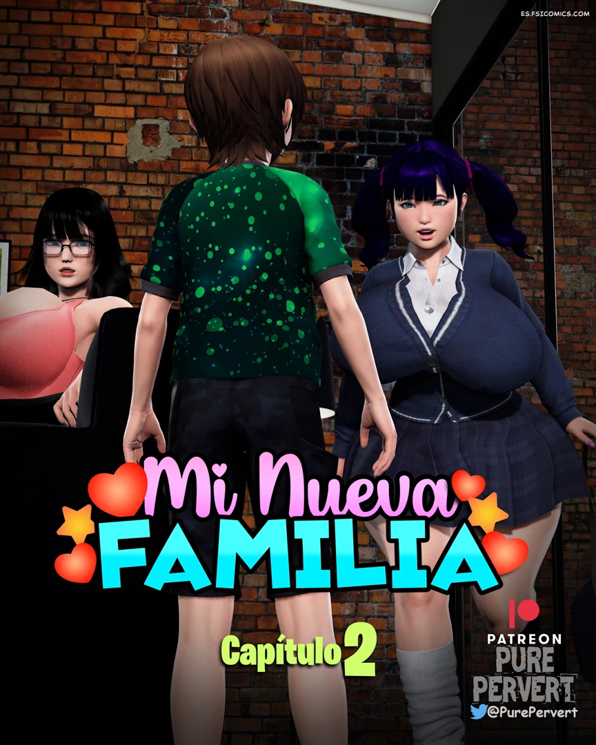 Mi Nueva Familia capitulo 2 PurePervert 3D fsicomics.com 00 - FSI Comics