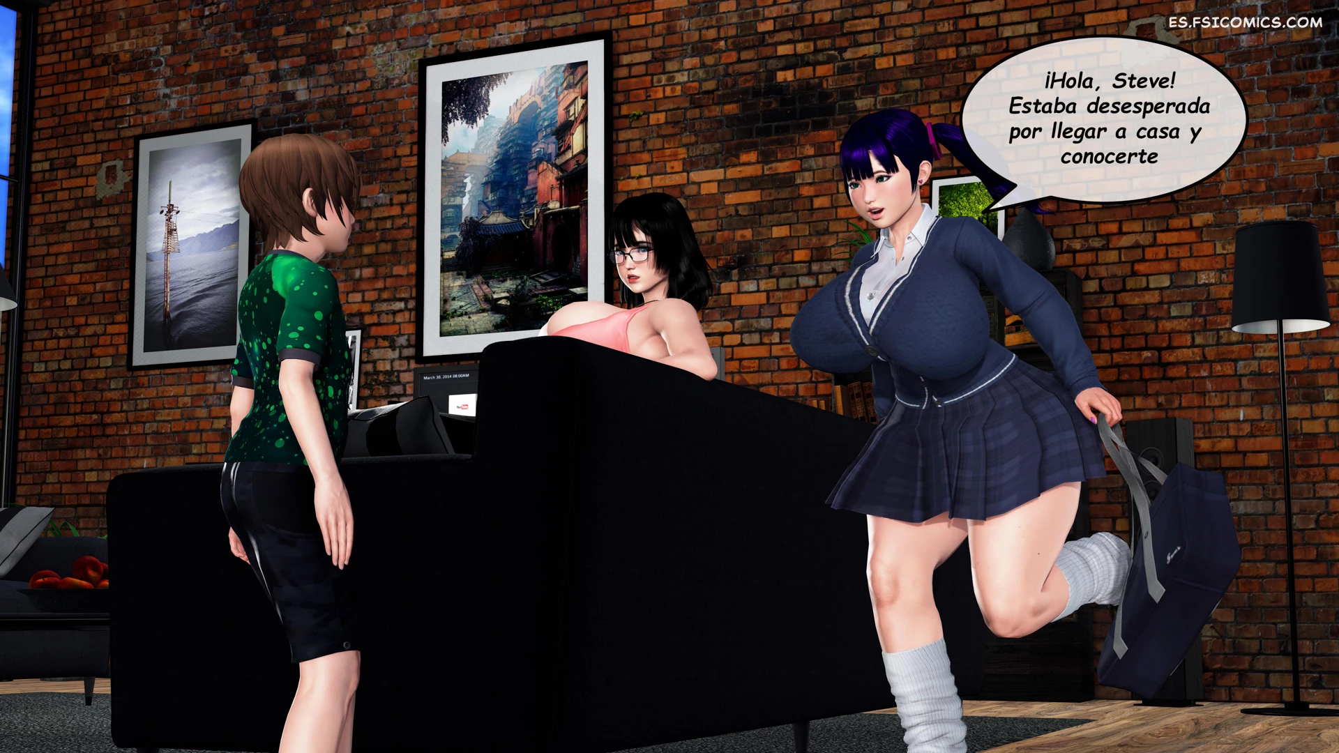 Mi Nueva Familia Capítulo 2 – PurePervert - 2 - FSI Comics Mi Nueva Familia capitulo 2 PurePervert 3D fsicomics.com 01 - FSI Comics