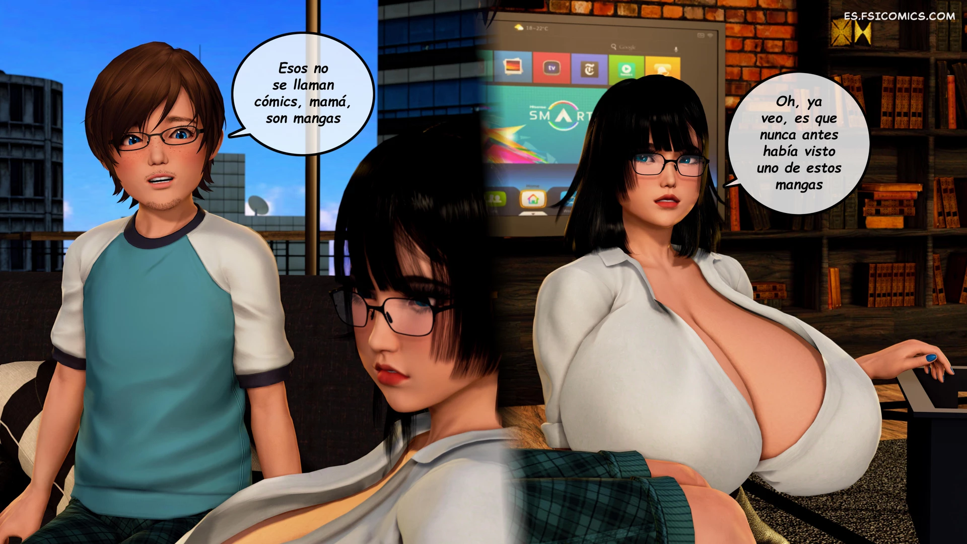 Mi Nueva Familia Capítulo 3 – PurePervert - 21 - FSI Comics Mi Nueva Familia capitulo 3 PurePervert 3D fsicomics.com 17 - FSI Comics