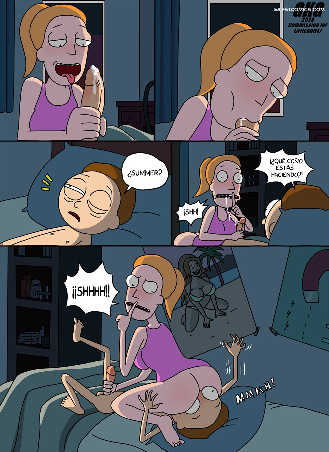 Sneaking Into Morty's Room At Night – GKG - 2 - FSI Comics Sneaking-into-Mortys-Room-at-Night-GKG-02