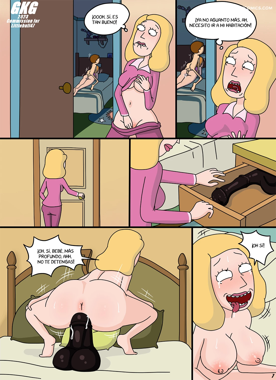 Sneaking Into Morty's Room At Night – GKG - 7 - FSI Comics Sneaking-into-Mortys-Room-at-Night-GKG-07