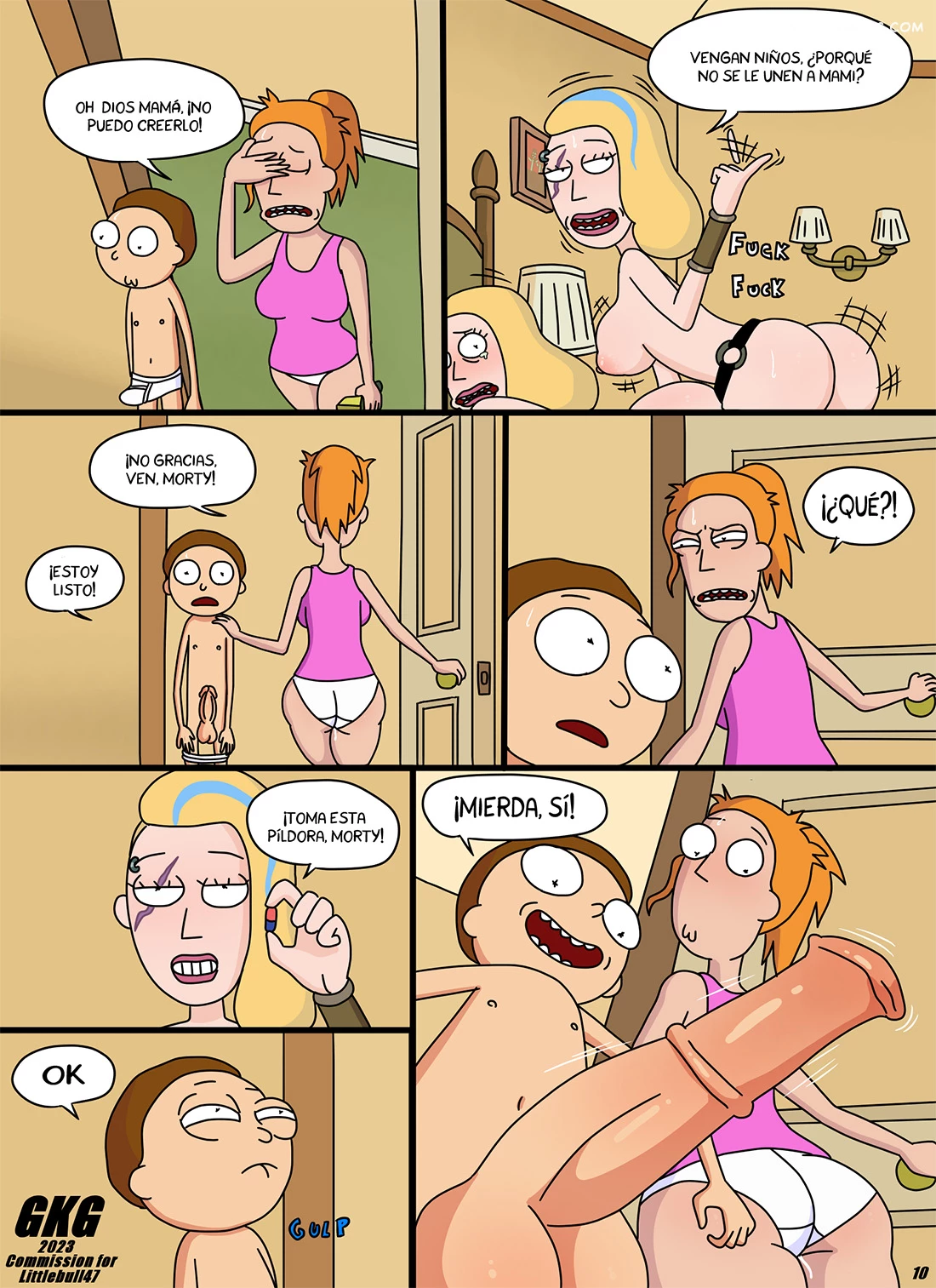 Sneaking Into Morty's Room At Night – GKG - 10 - FSI Comics Sneaking-into-Mortys-Room-at-Night-GKG-10