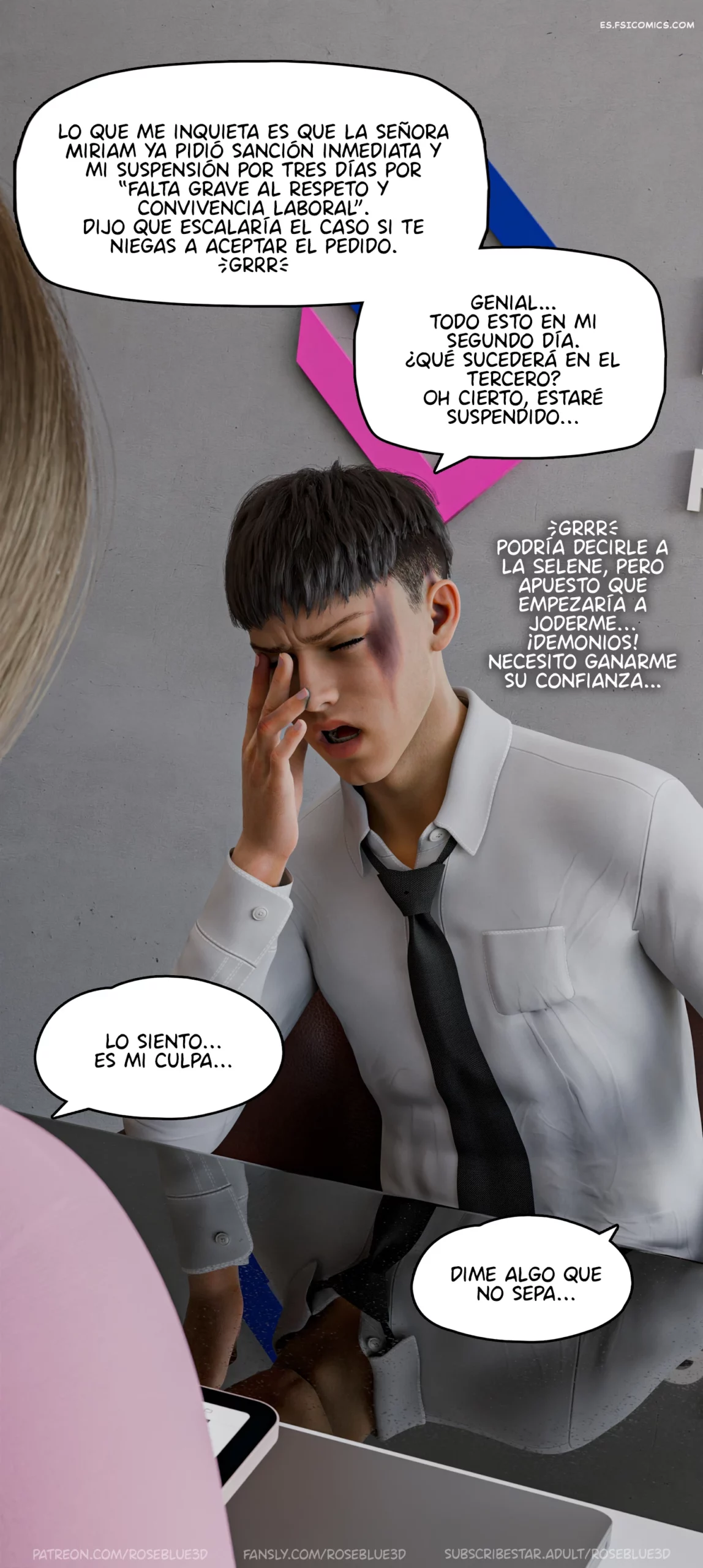Despedido Capítulo 5 – Rose Blue 3D - 31 - FSI Comics despedido-capitulo-5-rose-blue-3d-031