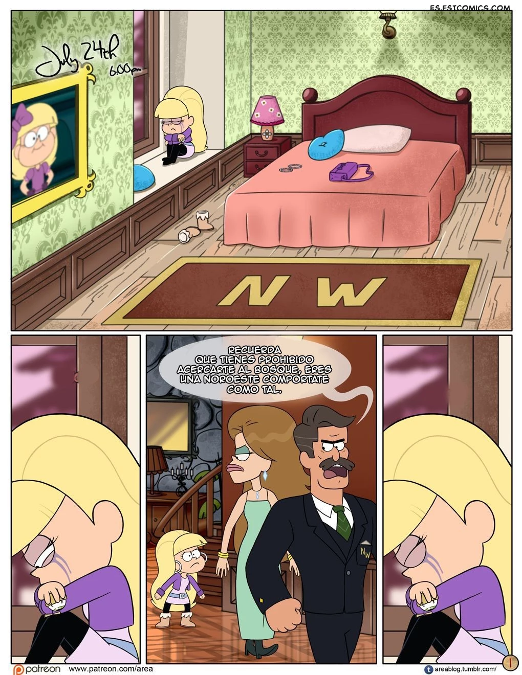 El Siguiente Verano (Gravity Falls) – Area - 2 - FSI Comics el-siguiente-verano-gravity-falls-area-002