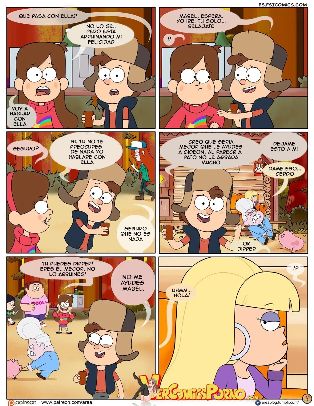El Siguiente Verano (Gravity Falls) – Area - 5 - FSI Comics el-siguiente-verano-gravity-falls-area-005