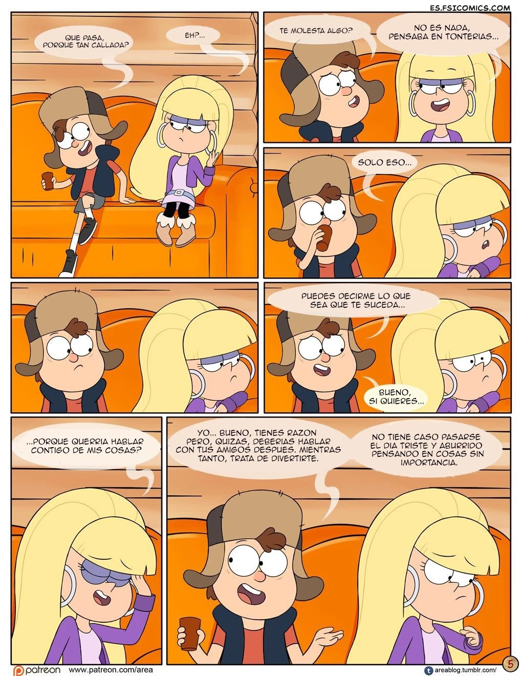 El Siguiente Verano (Gravity Falls) – Area - 6 - FSI Comics el-siguiente-verano-gravity-falls-area-006