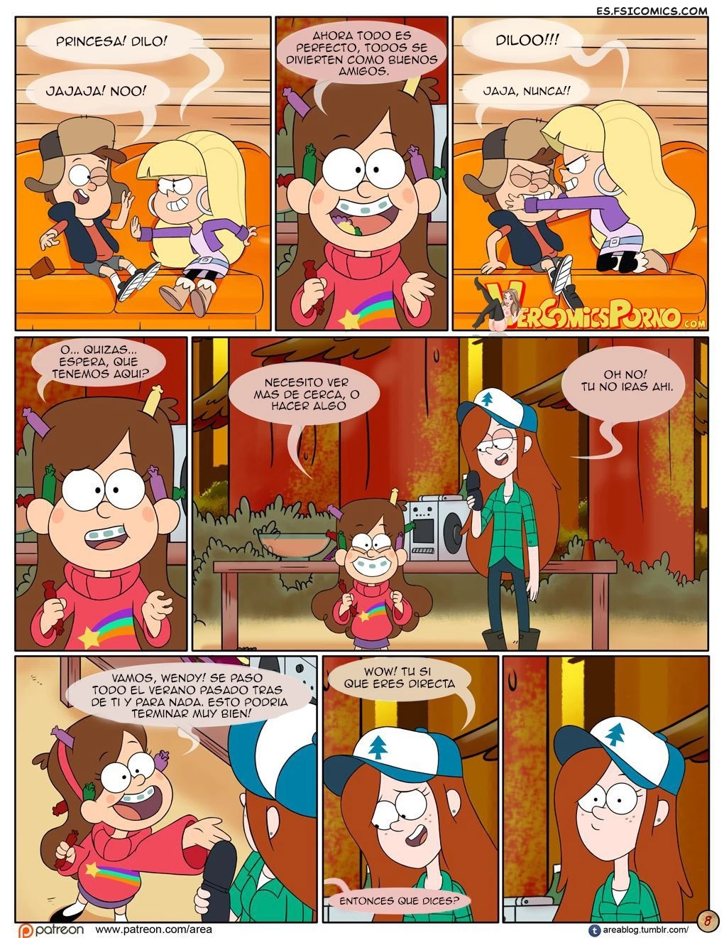 El Siguiente Verano (Gravity Falls) – Area - 9 - FSI Comics el-siguiente-verano-gravity-falls-area-009