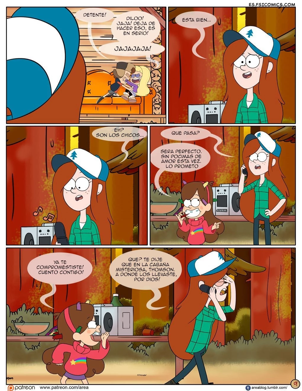 El Siguiente Verano (Gravity Falls) – Area - 10 - FSI Comics el-siguiente-verano-gravity-falls-area-010