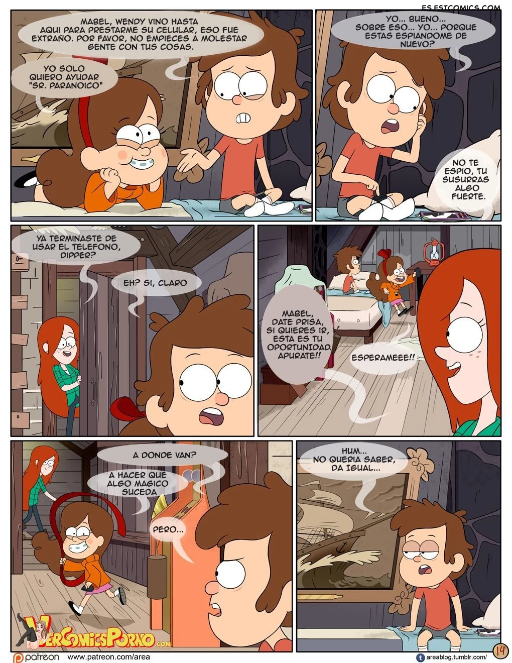 El Siguiente Verano (Gravity Falls) – Area - 14 - FSI Comics el-siguiente-verano-gravity-falls-area-014