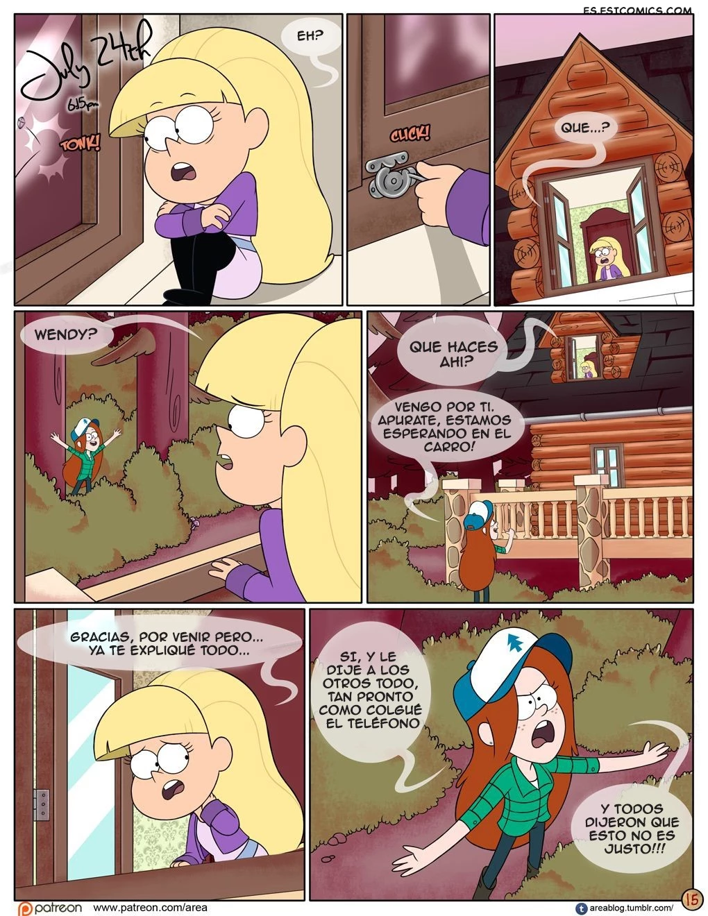 El Siguiente Verano (Gravity Falls) – Area - 15 - FSI Comics el-siguiente-verano-gravity-falls-area-015