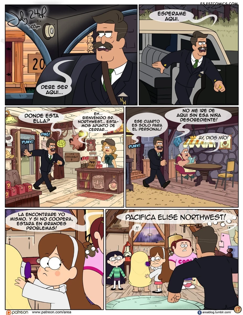 El Siguiente Verano (Gravity Falls) – Area - 17 - FSI Comics el-siguiente-verano-gravity-falls-area-017