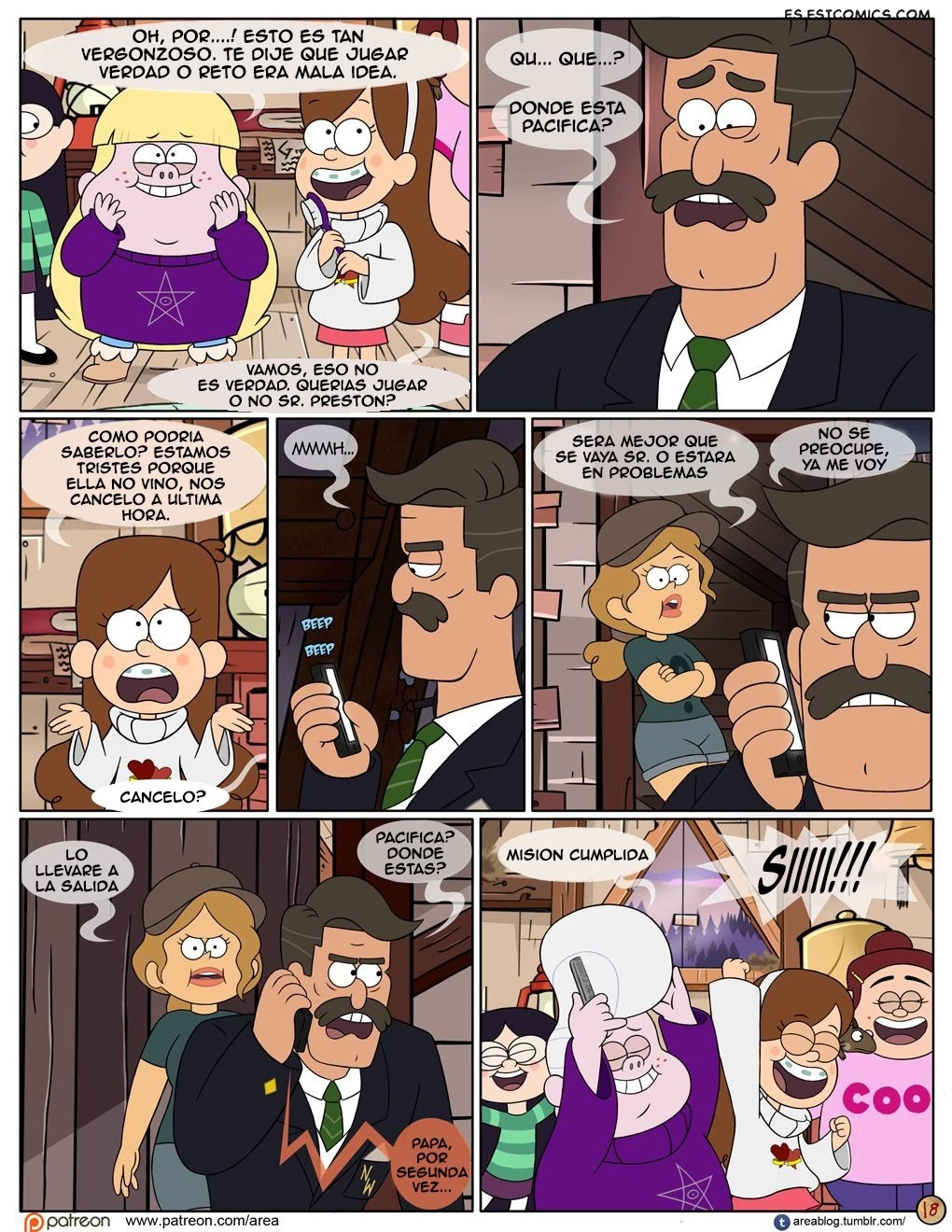 El Siguiente Verano (Gravity Falls) – Area - 18 - FSI Comics el-siguiente-verano-gravity-falls-area-018