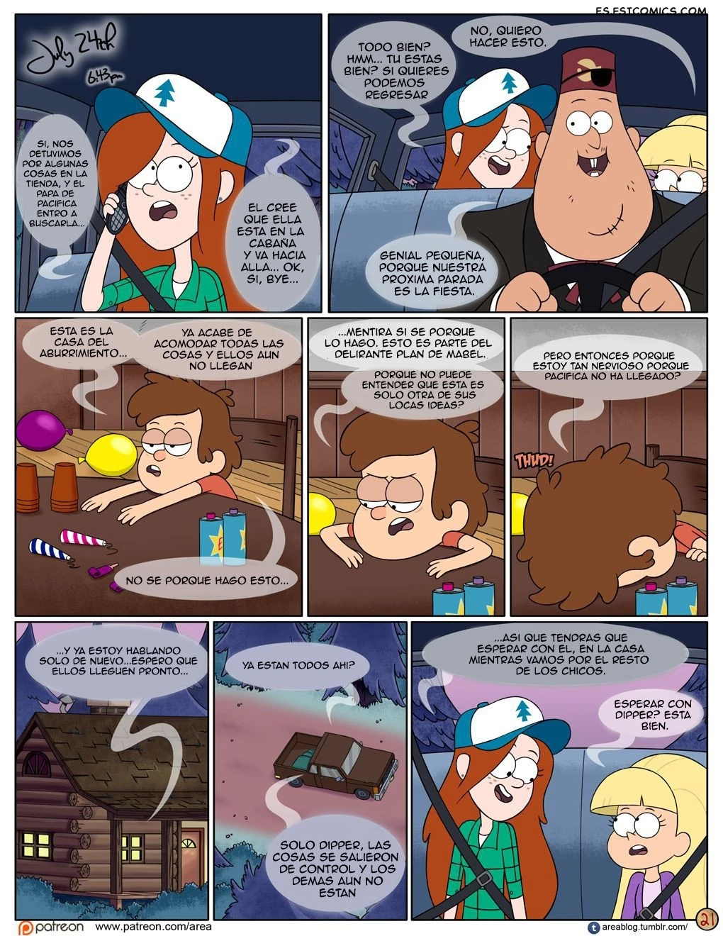 El Siguiente Verano (Gravity Falls) – Area - 21 - FSI Comics el-siguiente-verano-gravity-falls-area-021