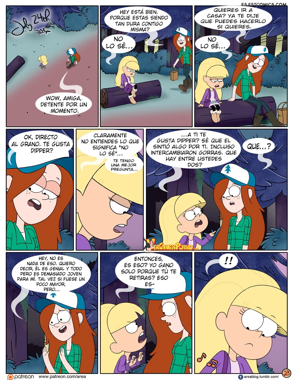 El Siguiente Verano (Gravity Falls) – Area - 23 - FSI Comics el-siguiente-verano-gravity-falls-area-023