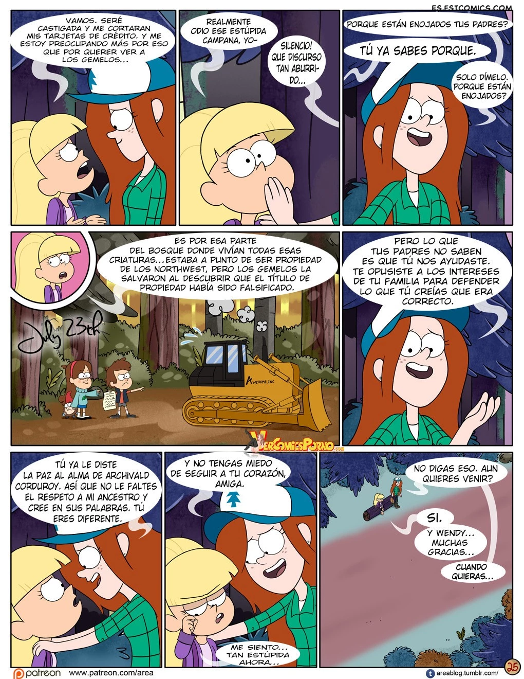El Siguiente Verano (Gravity Falls) – Area - 25 - FSI Comics el-siguiente-verano-gravity-falls-area-025