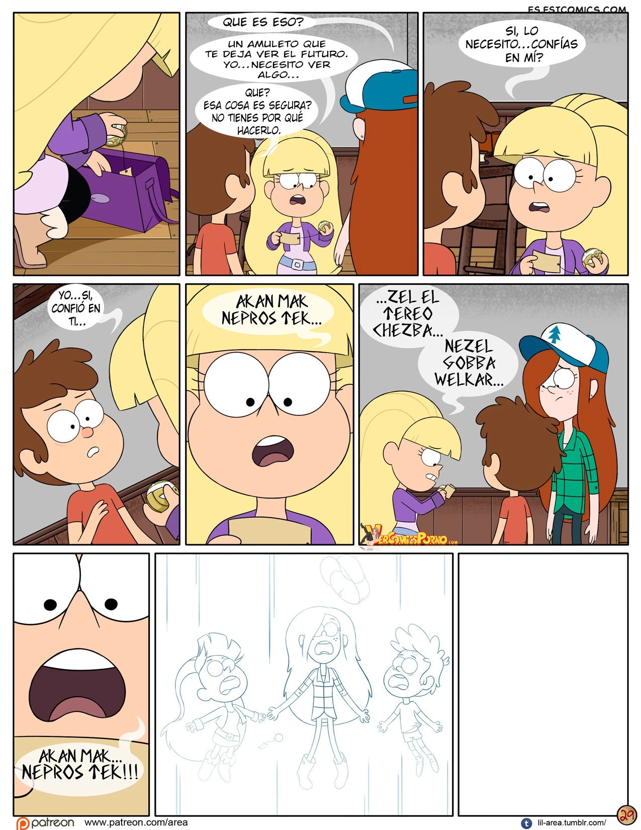 El Siguiente Verano (Gravity Falls) – Area - 29 - FSI Comics el-siguiente-verano-gravity-falls-area-029