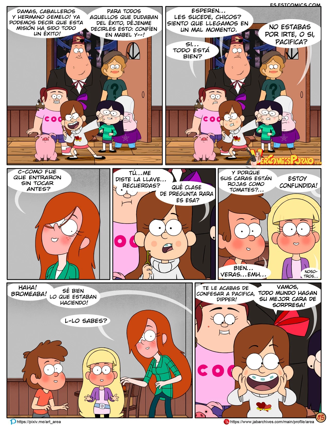 El Siguiente Verano (Gravity Falls) – Area - 85 - FSI Comics el-siguiente-verano-gravity-falls-area-085