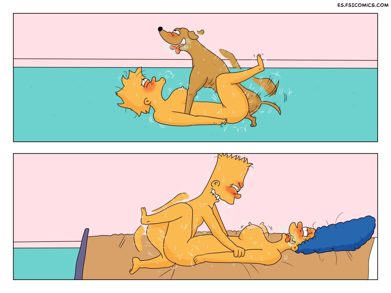 El Trio de Bart, Lisa y El Perro – Marecattus - 19 - FSI Comics el-trio-de-bart-lisa-y-el-perro-marecattus-019