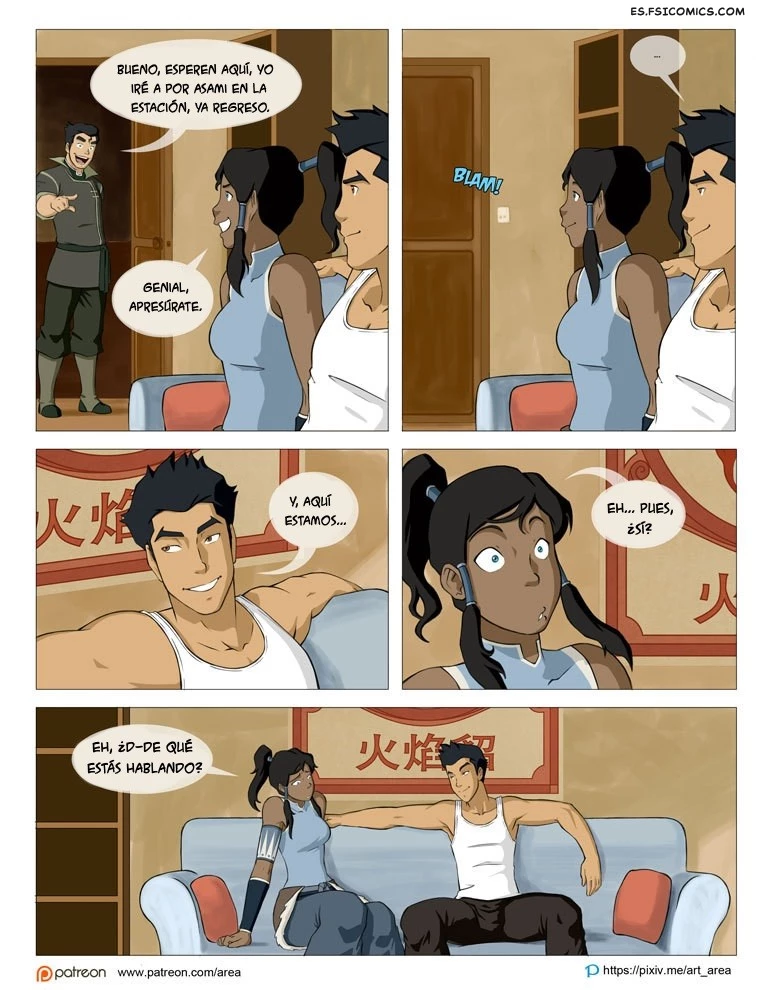 Encuentro Intimo (The Legend of Korra) – Area - 2 - FSI Comics encuentro-intimo-the-legend-of-korra-area-002