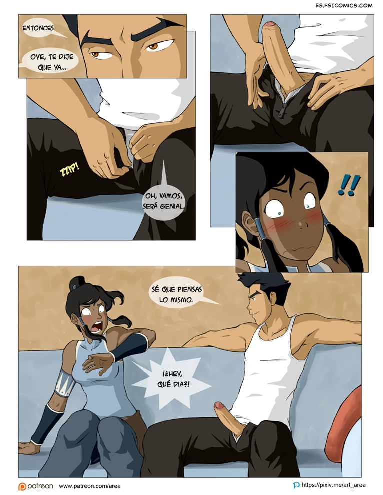 Encuentro Intimo (The Legend of Korra) – Area - 4 - FSI Comics encuentro-intimo-the-legend-of-korra-area-004