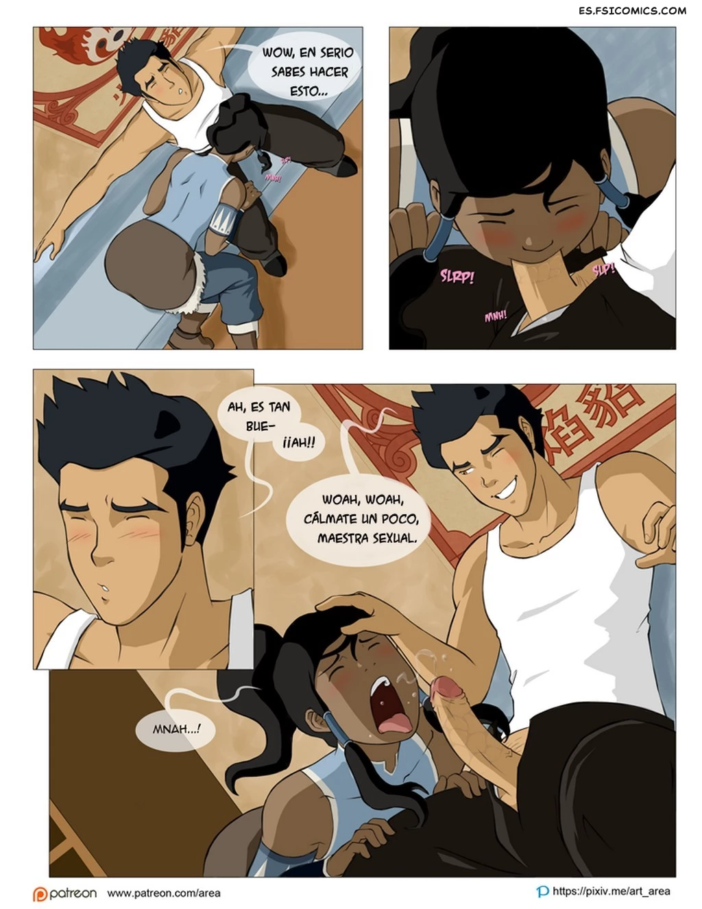 Encuentro Intimo (The Legend of Korra) – Area - 7 - FSI Comics encuentro-intimo-the-legend-of-korra-area-007