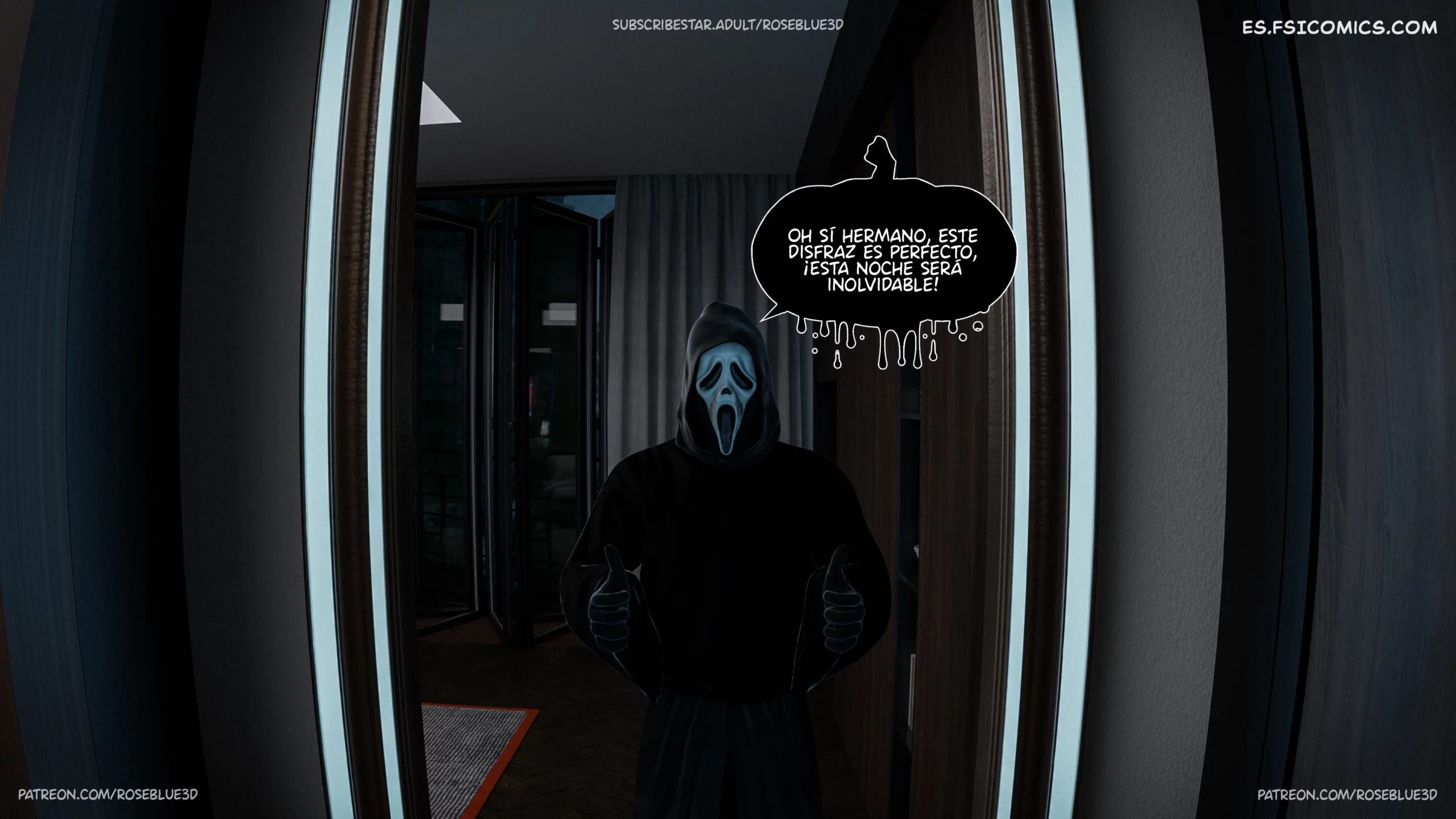 Especial Halloween – Rose Blue 3D - 1 - FSI Comics especial-halloween-rose-blue-3d-01