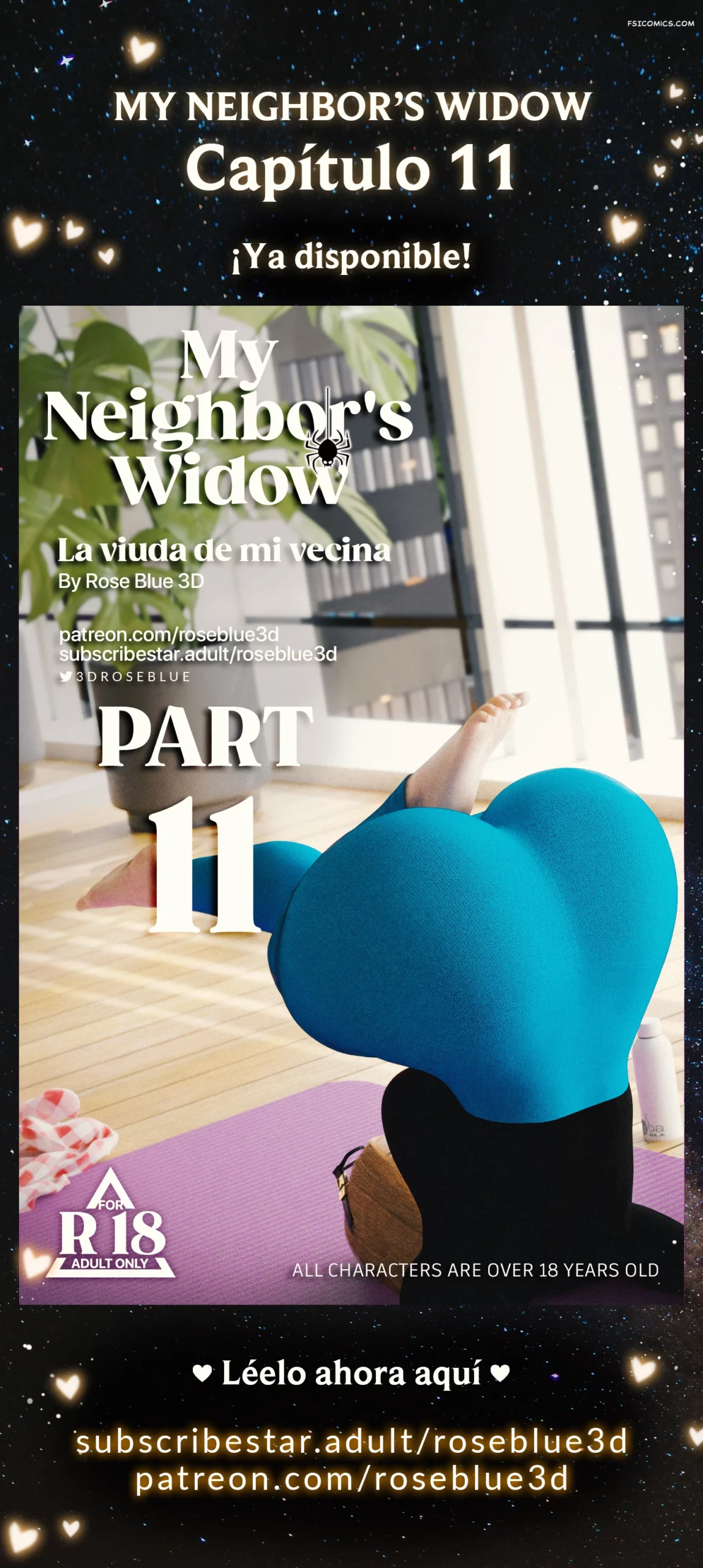 my neighbors widow capitulo 10 rose blue 3d 121 scaled - FSI Comics