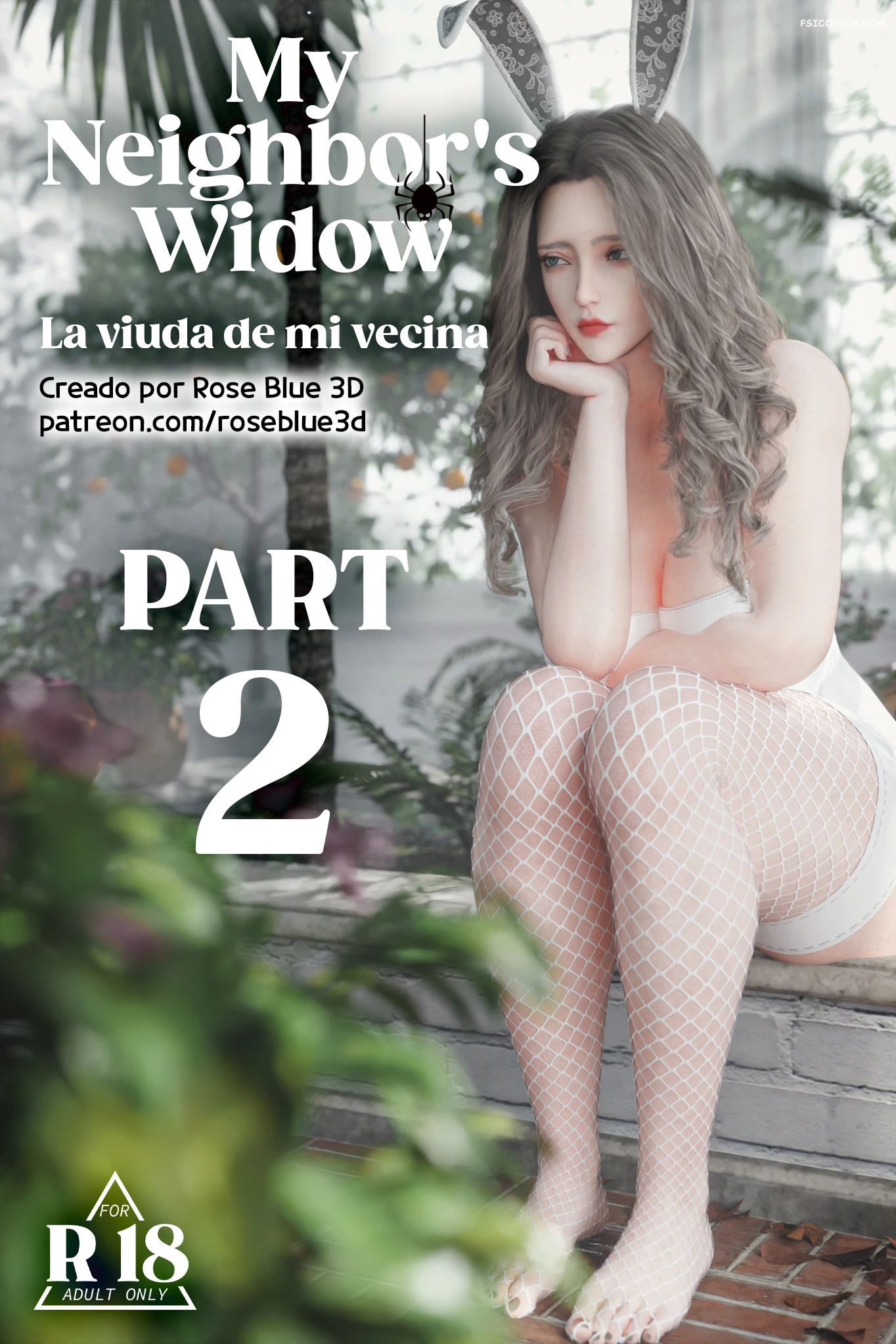 my neighbors widow capitulo 2 rose blue 3d 001 - FSI Comics