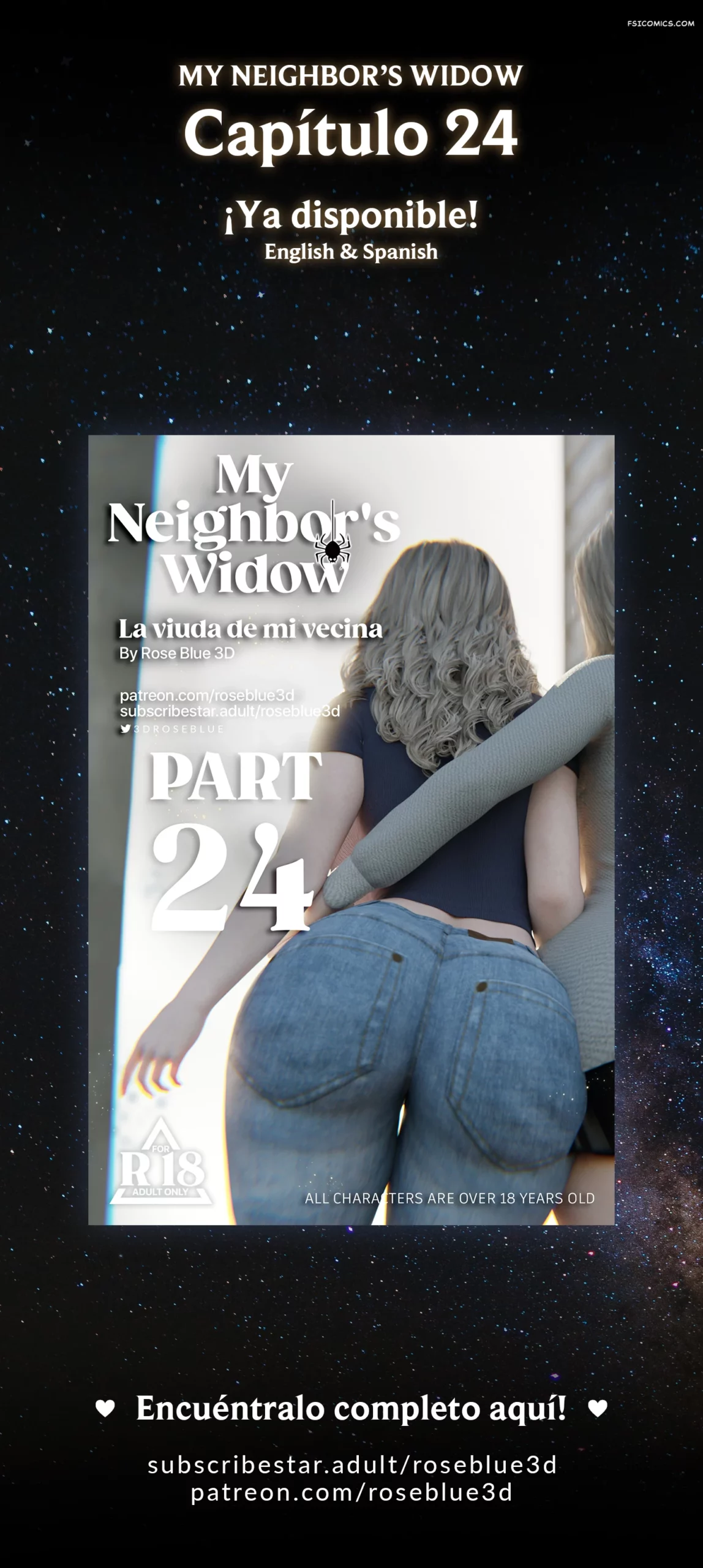 My Neighbors Widow Capítulo 23 – Rose Blue 3D - 100 - FSI Comics my neighbors widow capitulo 23 rose blue 3d fsicomics.com 110 scaled - FSI Comics