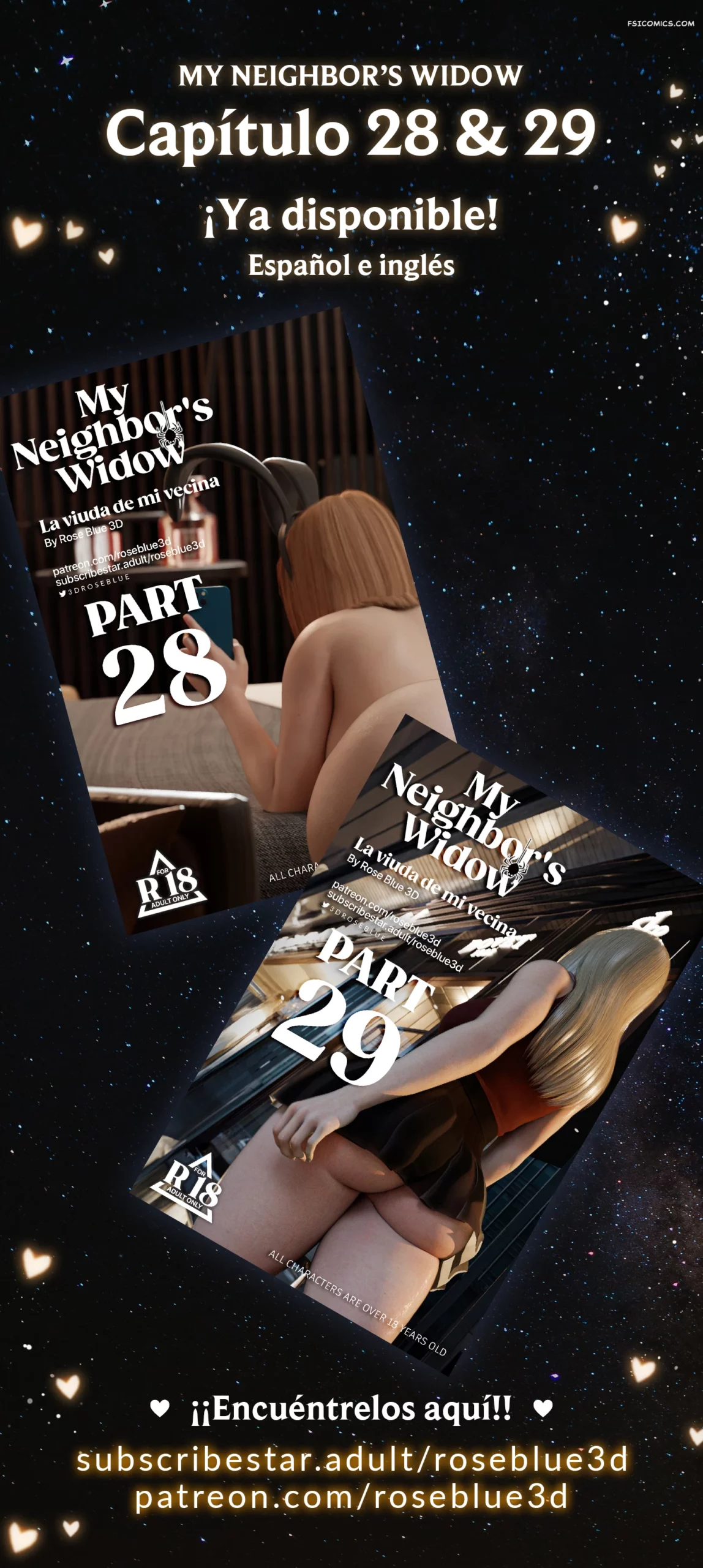 my neighbors widow capitulo 27 rose blue 3d fsicomics.com 117 scaled - FSI Comics
