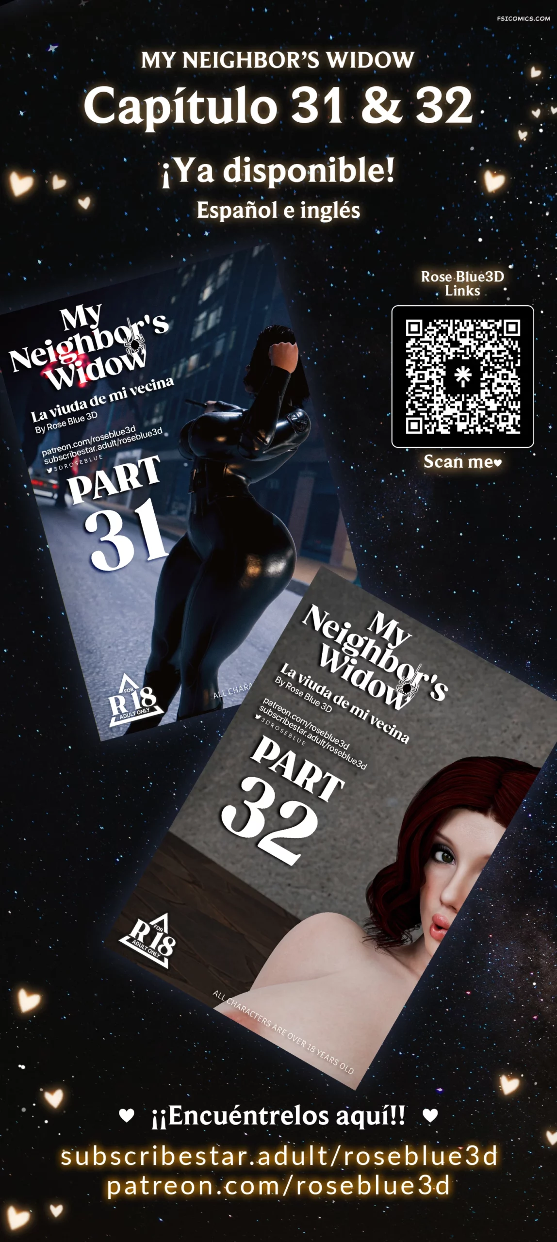 My Neighbors Widow Capítulo 30 – Rose Blue 3D - 160 - FSI Comics my neighbors widow capitulo 30 rose blue 3d fsicomics.com 165 scaled - FSI Comics