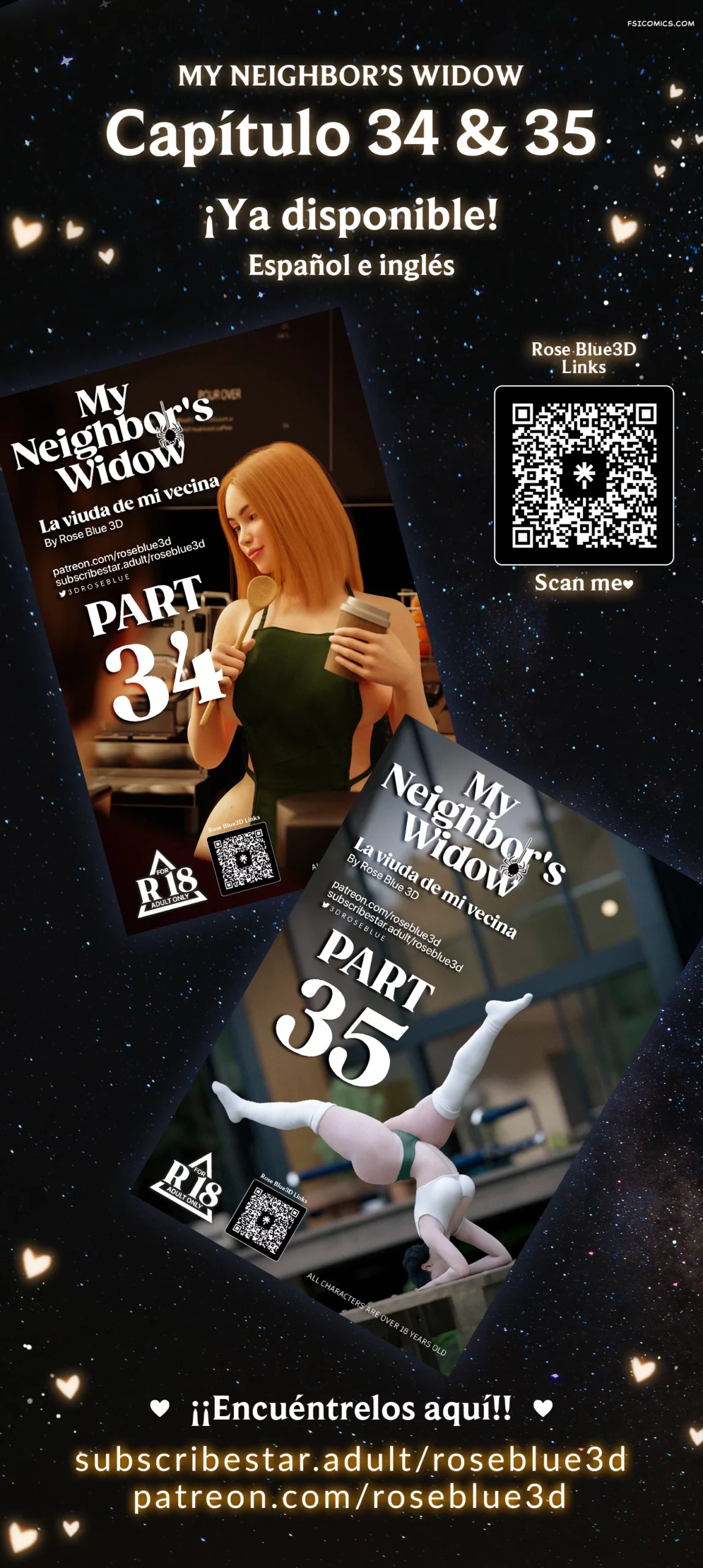 My Neighbors Widow Capítulo 33 – Rose Blue 3D - 113 - FSI Comics my neighbors widow capitulo 33 rose blue 3d fsicomics.com 116 scaled - FSI Comics