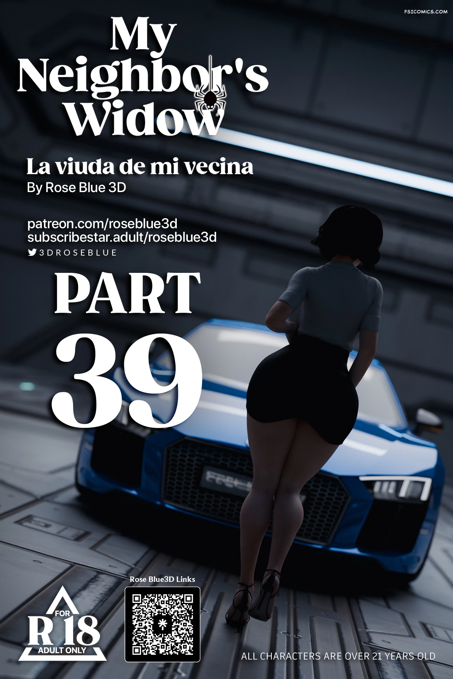 my neighbors widow capitulo 39 rose blue 3d fsicomics.com 000 - FSI Comics