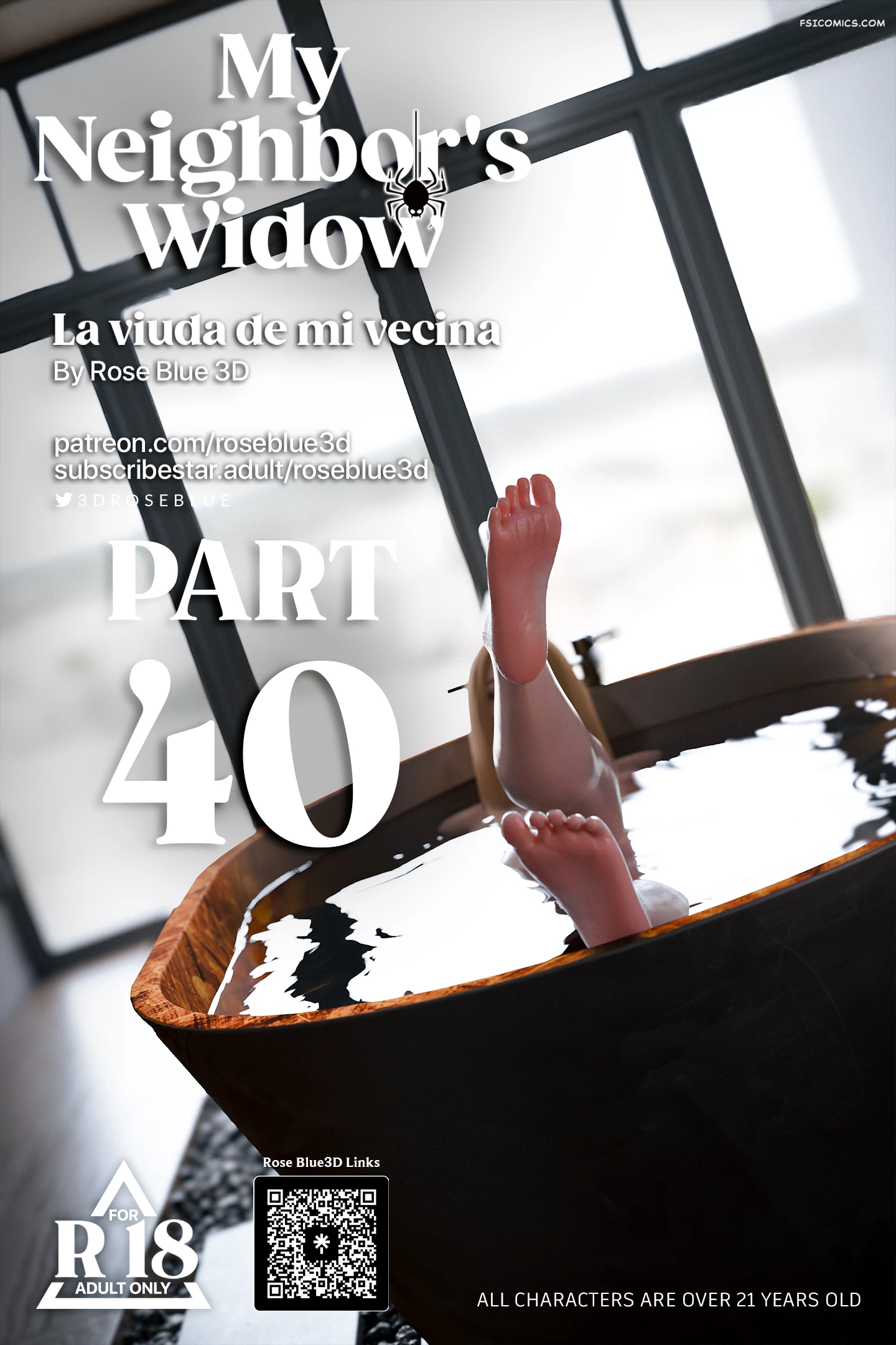 My Neighbors Widow Capítulo 40 – Rose Blue 3D - 1 - FSI Comics my neighbors widow capitulo 40 rose blue 3d fsicomics.com 000 - FSI Comics