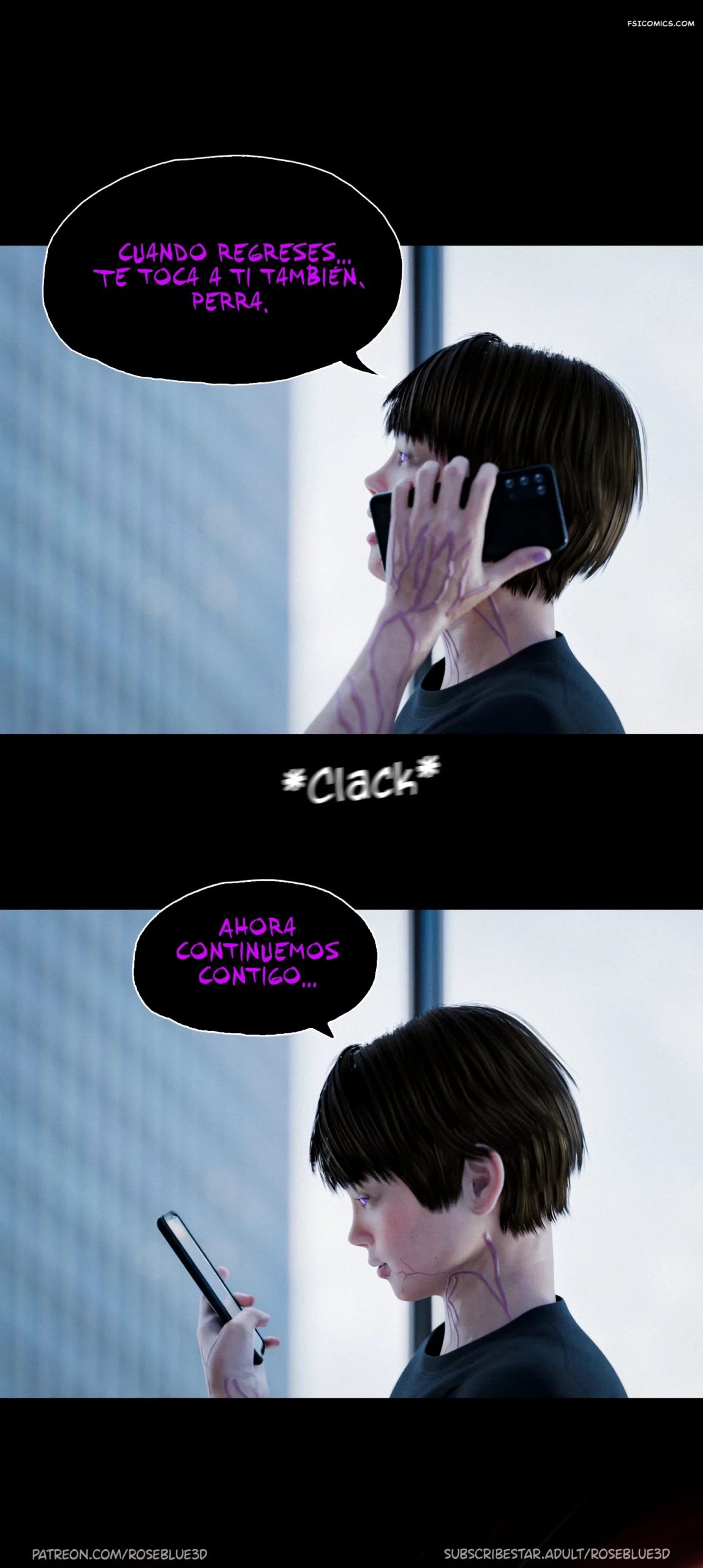 My Neighbors Widow Capítulo 40 – Rose Blue 3D - 4 - FSI Comics my neighbors widow capitulo 40 rose blue 3d fsicomics.com 003 scaled - FSI Comics