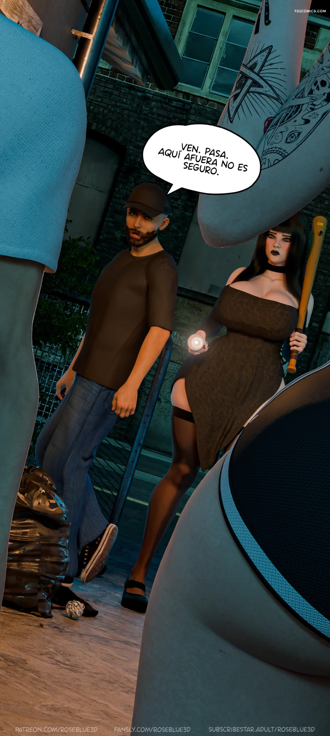 my neighbors widow capitulo 47 rose blue 3d fsicomics.com 23 scaled - FSI Comics