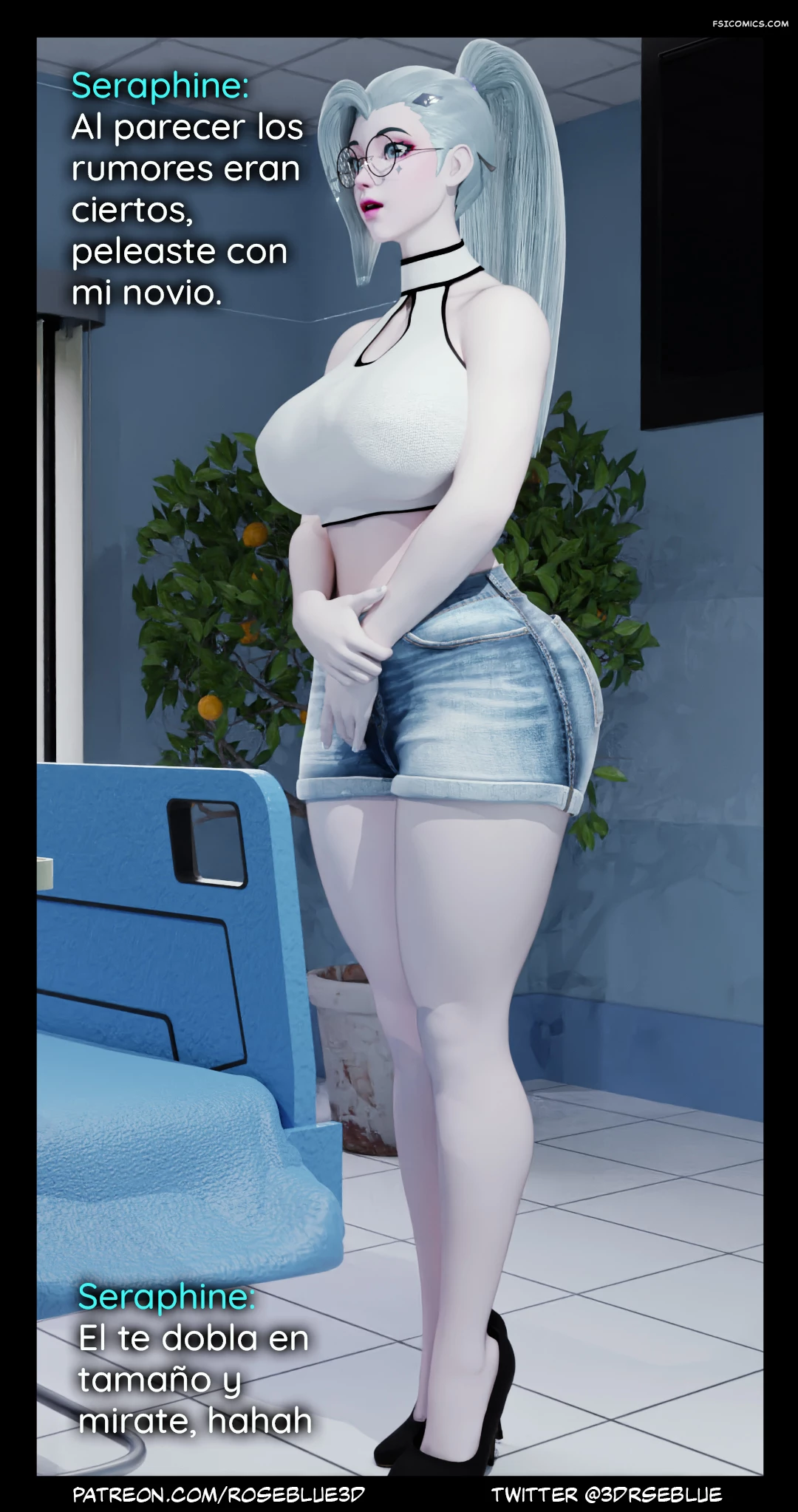 Seraphine Capítulo 1 – Rose Blue 3D - 5 - FSI Comics seraphine capitulo 1 rose blue 3d 005 - FSI Comics