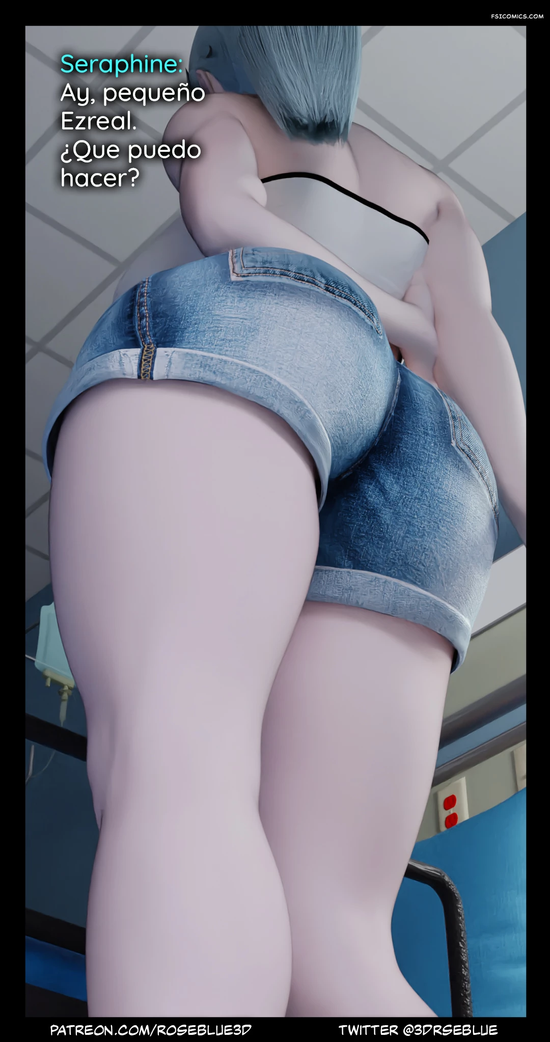 Seraphine Capítulo 1 – Rose Blue 3D - 8 - FSI Comics seraphine capitulo 1 rose blue 3d 008 - FSI Comics