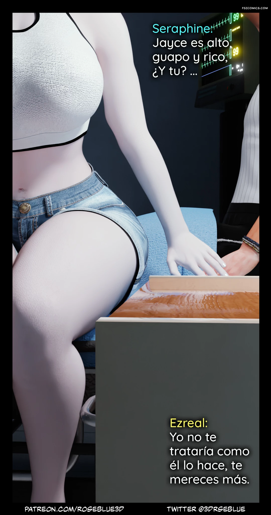 Seraphine Capítulo 1 – Rose Blue 3D - 9 - FSI Comics seraphine capitulo 1 rose blue 3d 009 - FSI Comics