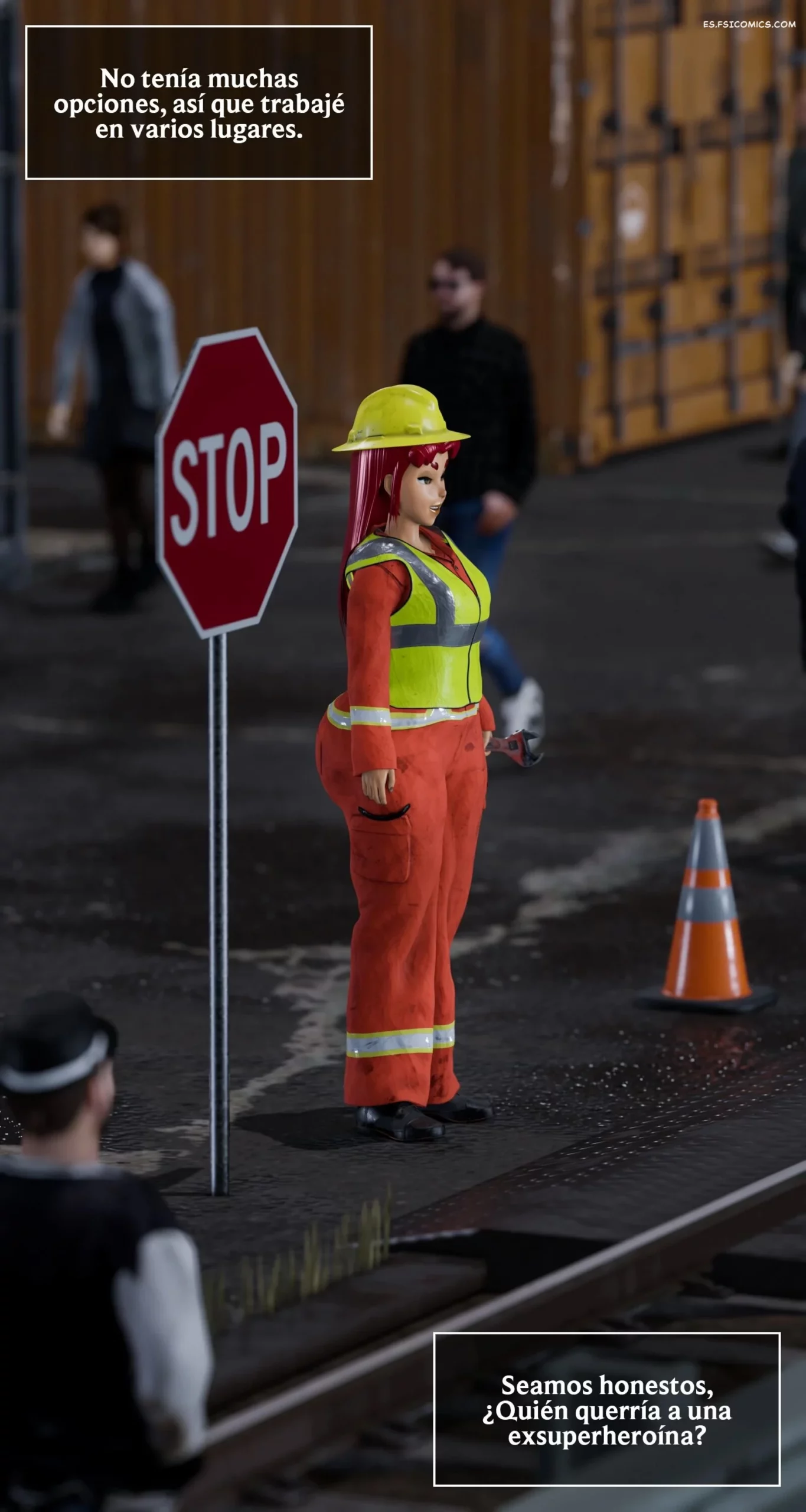 Unemployed Capítulo 1 – Rose Blue 3D - 4 - FSI Comics unemployed capitulo 1 rose blue 3d 004 scaled - FSI Comics