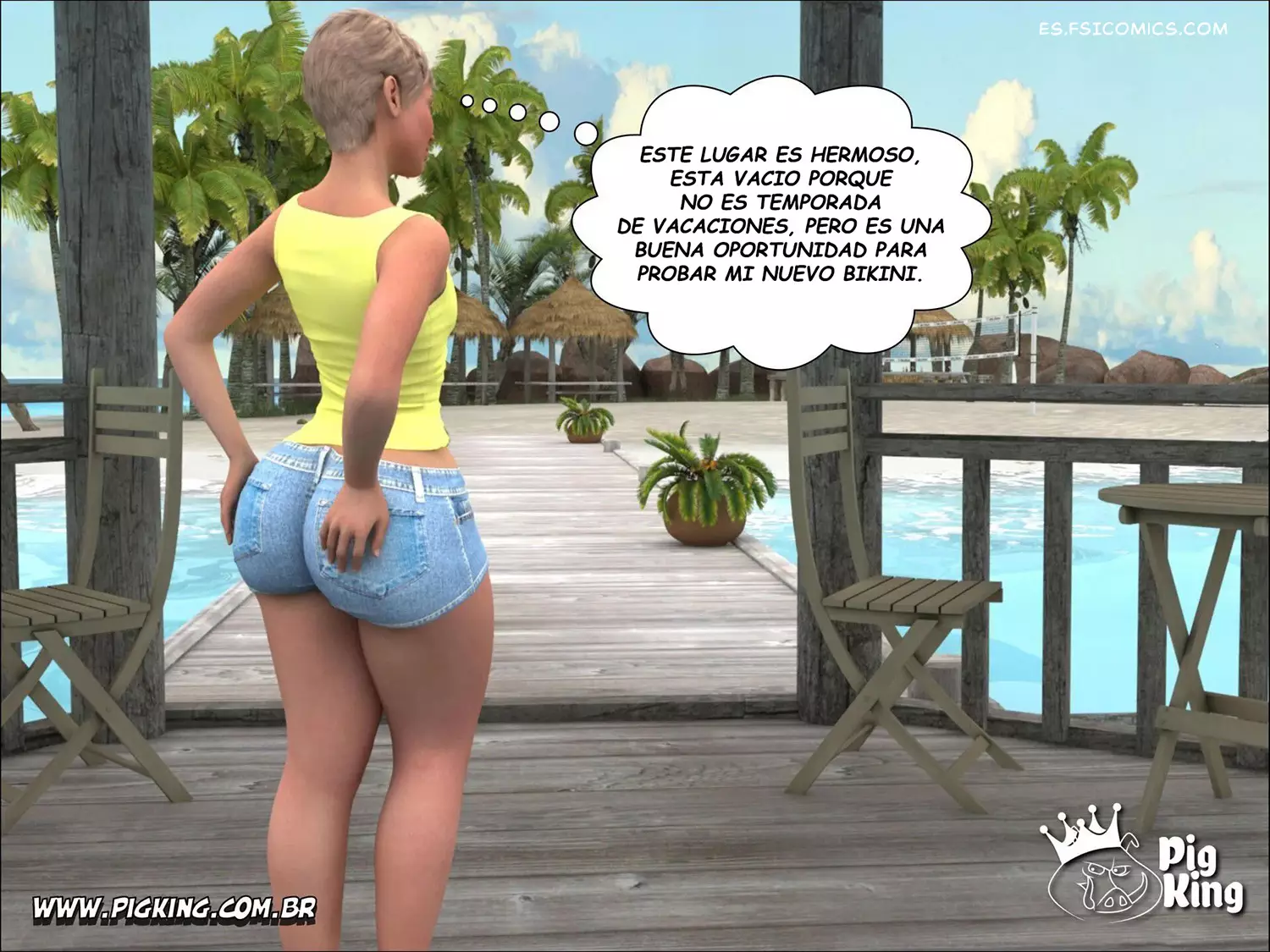 Leonard - Tropical Paradise - PigKing - 2 - FSI Comics leonard-tropical-paradise-pigking-001