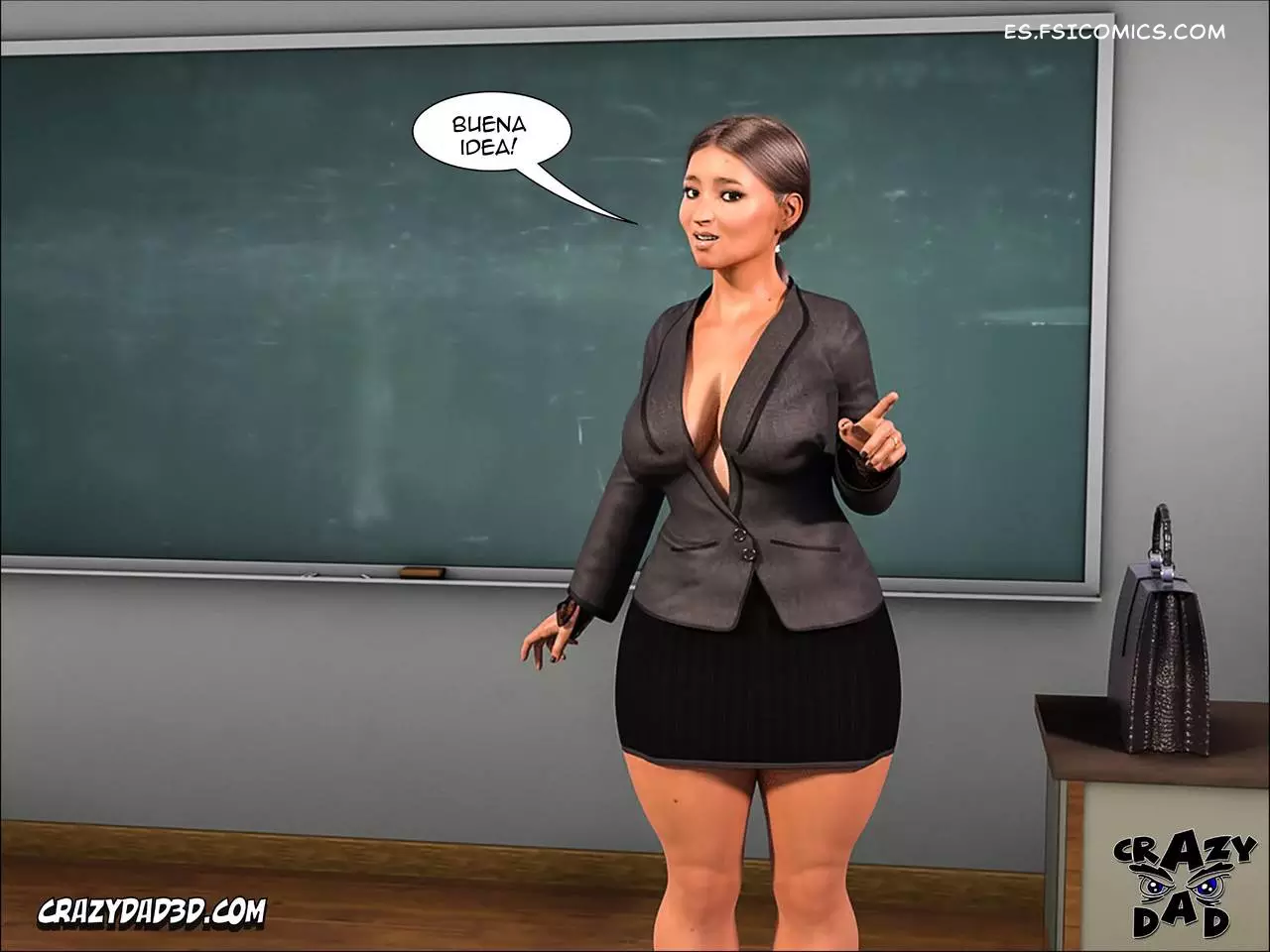 Spank Capítulo 2 - Teacher Marilia – CrazyDad3D - 17 - FSI Comics spank-capítulo-2-crazydad3d-016