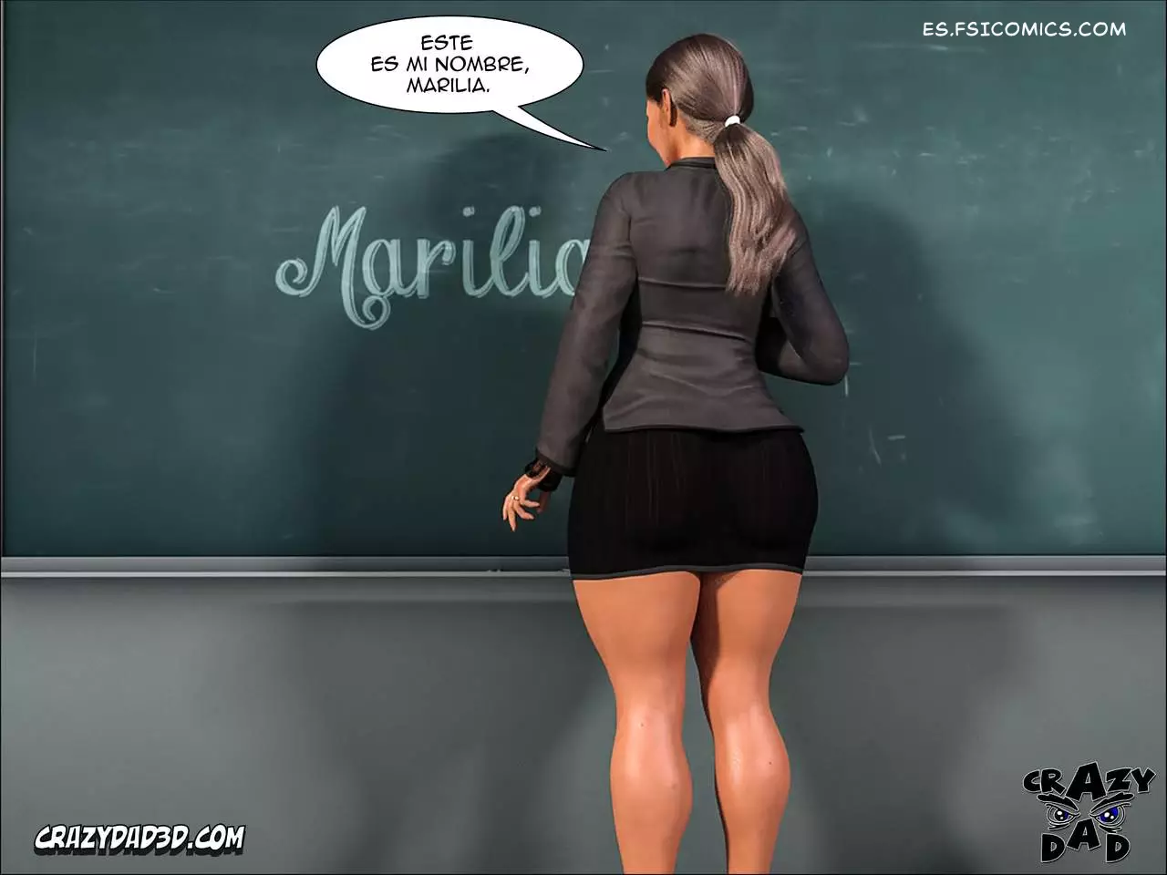 Spank Capítulo 2 - Teacher Marilia – CrazyDad3D - 18 - FSI Comics spank-capítulo-2-crazydad3d-017