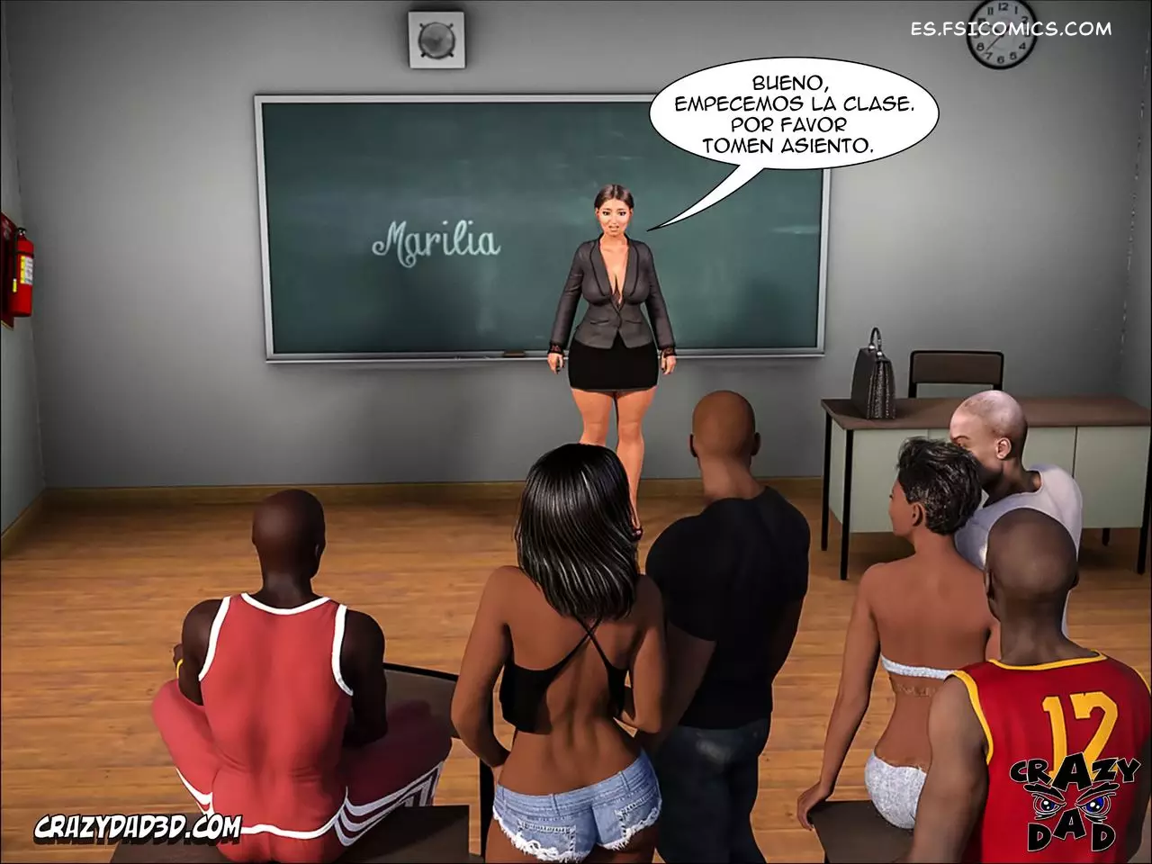 Spank Capítulo 2 - Teacher Marilia – CrazyDad3D - 21 - FSI Comics spank-capítulo-2-crazydad3d-020