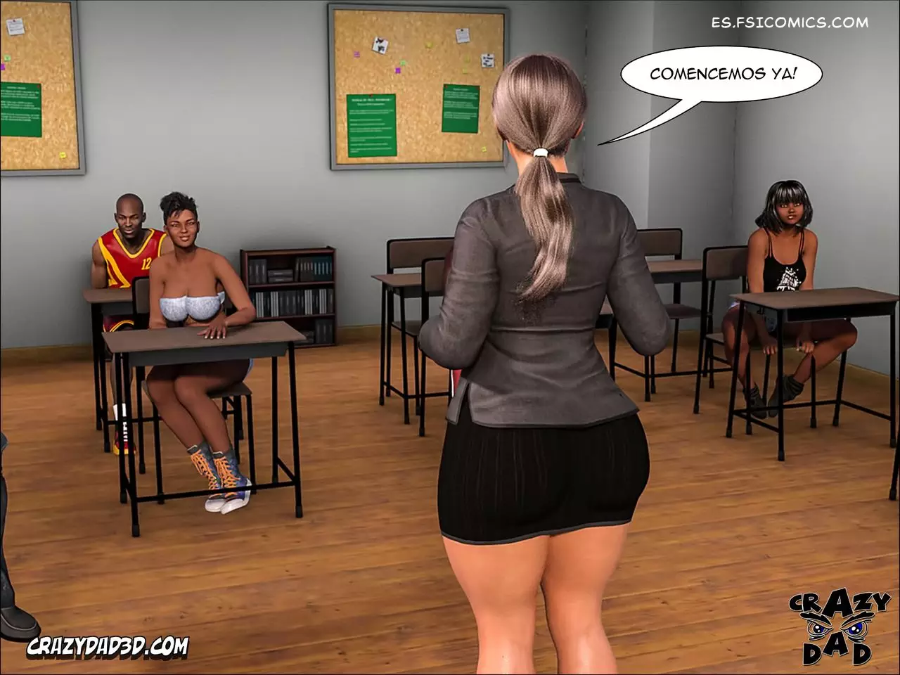 Spank Capítulo 2 - Teacher Marilia – CrazyDad3D - 24 - FSI Comics spank-capítulo-2-crazydad3d-023
