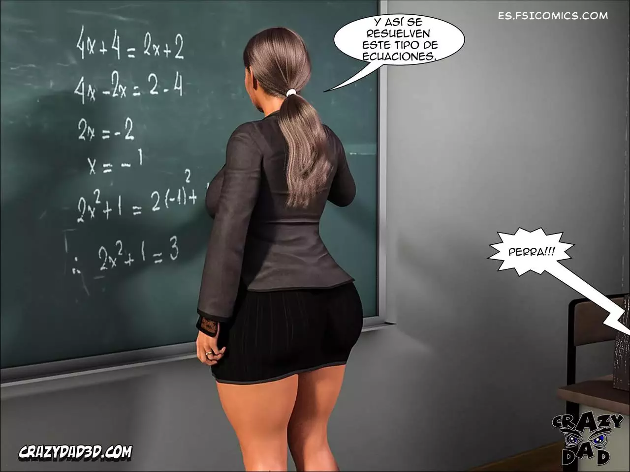 Spank Capítulo 2 - Teacher Marilia – CrazyDad3D - 28 - FSI Comics spank-capítulo-2-crazydad3d-027