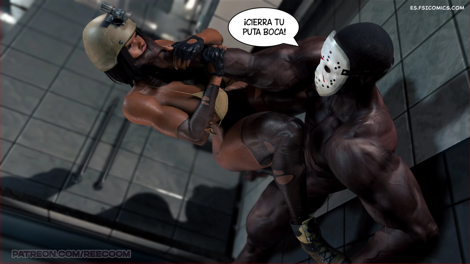Mujer Soldado Capturada – Reecoom - 12 - FSI Comics mujer-soldado-capturada-reecoom-012