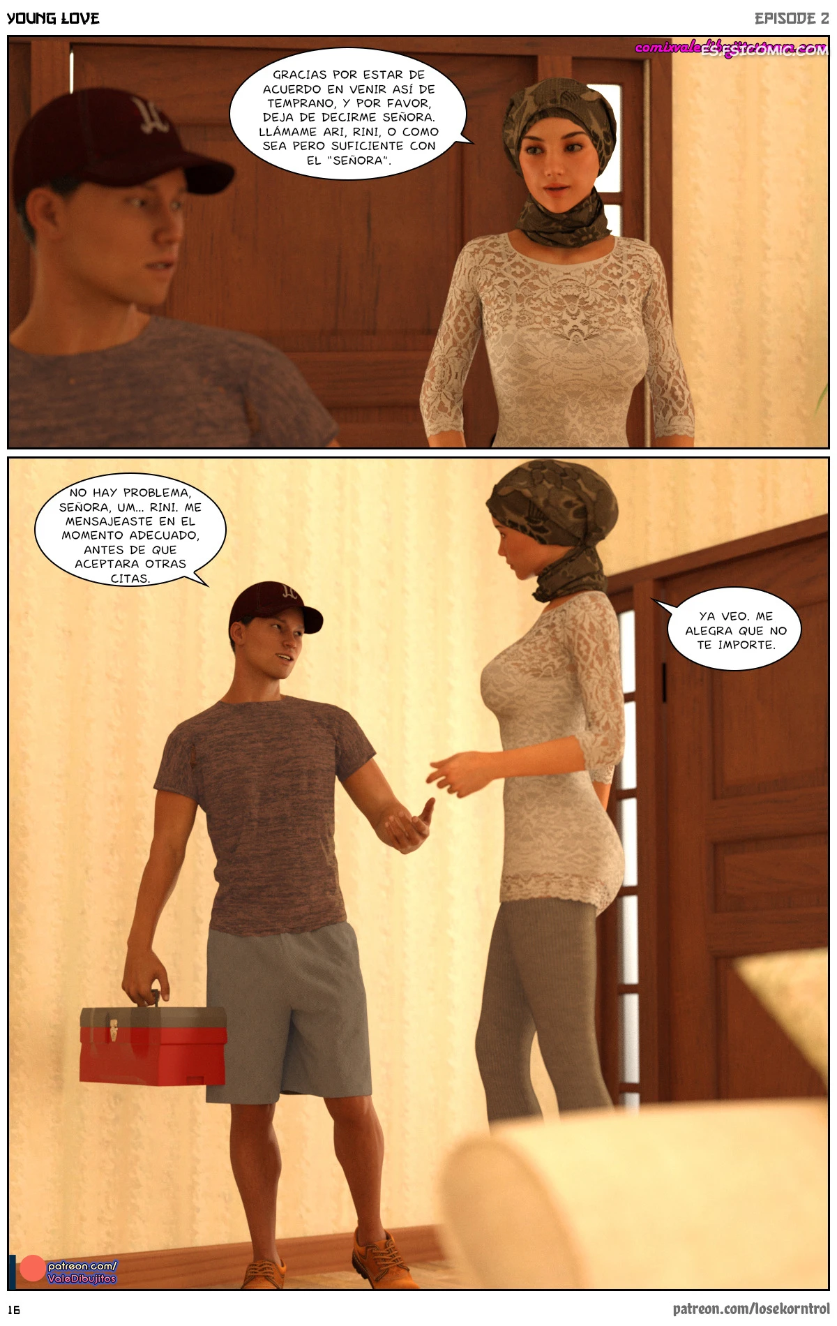 Young Love Capítulo 2 – Losekorntrol - 17 - FSI Comics young-love-capitulo-2-losekorntrol-hijab3dx-017