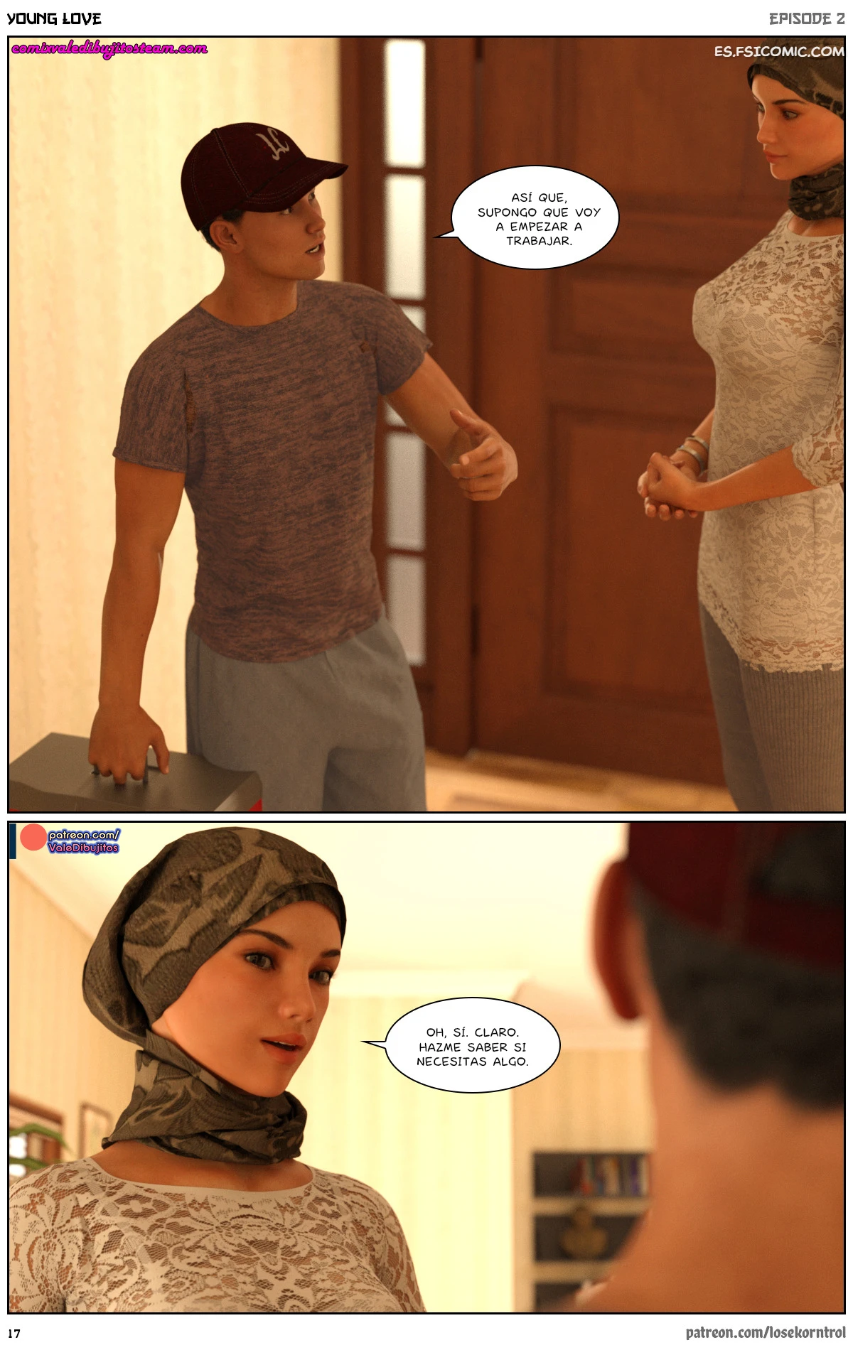Young Love Capítulo 2 – Losekorntrol - 18 - FSI Comics young-love-capitulo-2-losekorntrol-hijab3dx-018